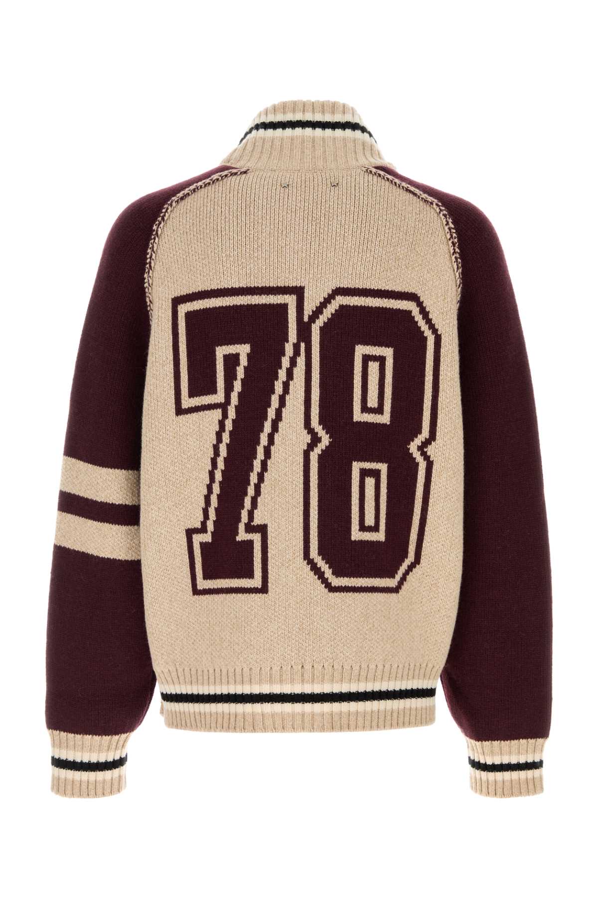 Beige wool blend cardigan GUP02583P00240115880 (Golden Goose / スウェット・フーディー ) | Golden Goose (ゴールデングース)(1)