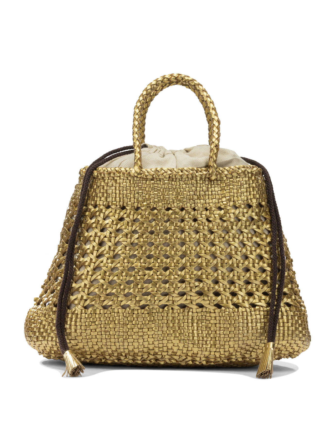 "Santa Cano" Medium handbag 8881GOLD (dragon DIFFUSION / ハンドバッグ・ショルダーバッグ ) | dragon DIFFUSION (ドラゴンディフュージョン)