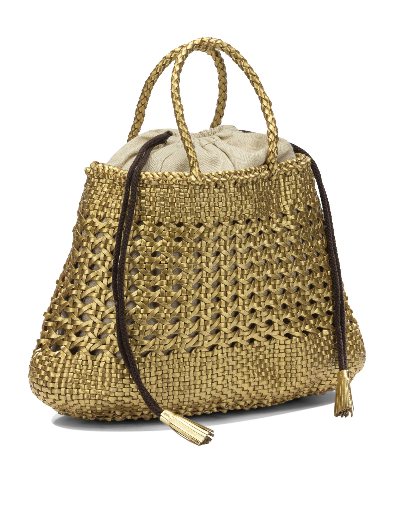 "Santa Cano" Medium handbag 8881GOLD (dragon DIFFUSION / ハンドバッグ・ショルダーバッグ ) | dragon DIFFUSION (ドラゴンディフュージョン)(1)