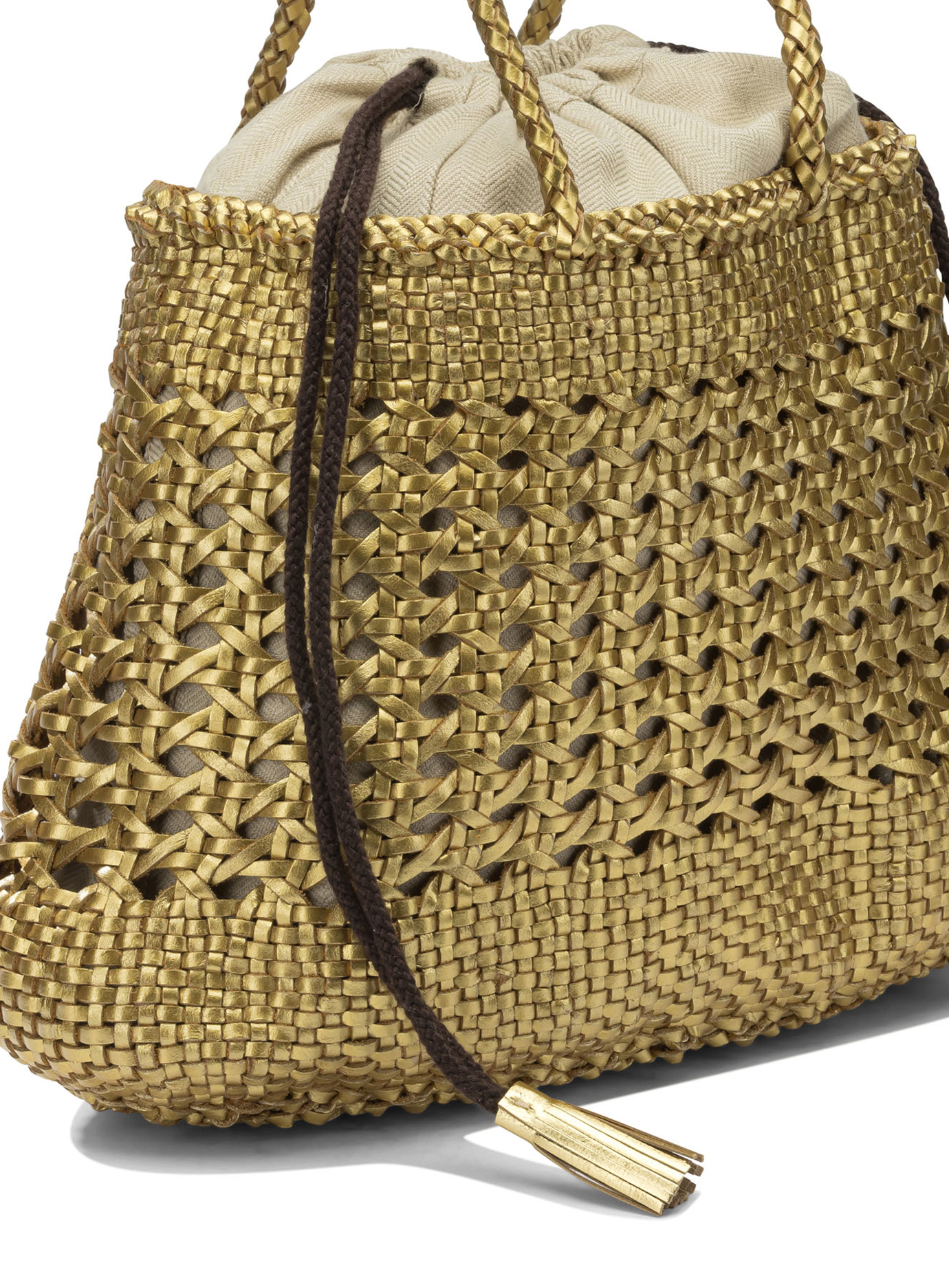 "Santa Cano" Medium handbag 8881GOLD (dragon DIFFUSION / ハンドバッグ・ショルダーバッグ ) | dragon DIFFUSION (ドラゴンディフュージョン)(3)