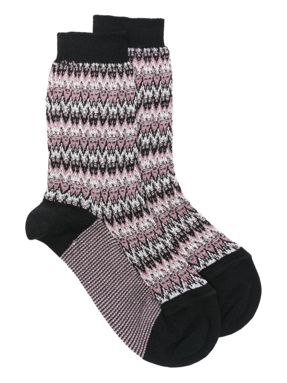 ZIG-ZAG PATTERN CALF SOCKS CZ00CMDA3430004 (MISSONI / アンダーウェア ) | MISSONI (ミッソー二)