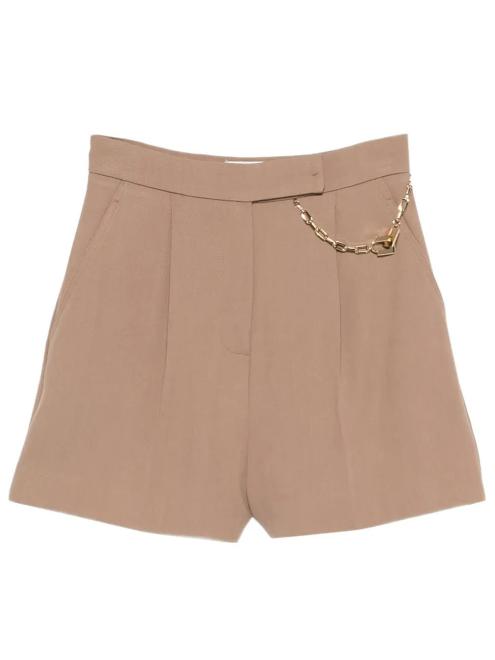GABARDINE SHORTS WITH JEWEL CHAIN DETAIL SH00561E2229 (Elisabetta Franchi / ショートパンツ ) | Elisabetta Franchi (エリザベッタ フランキ)
