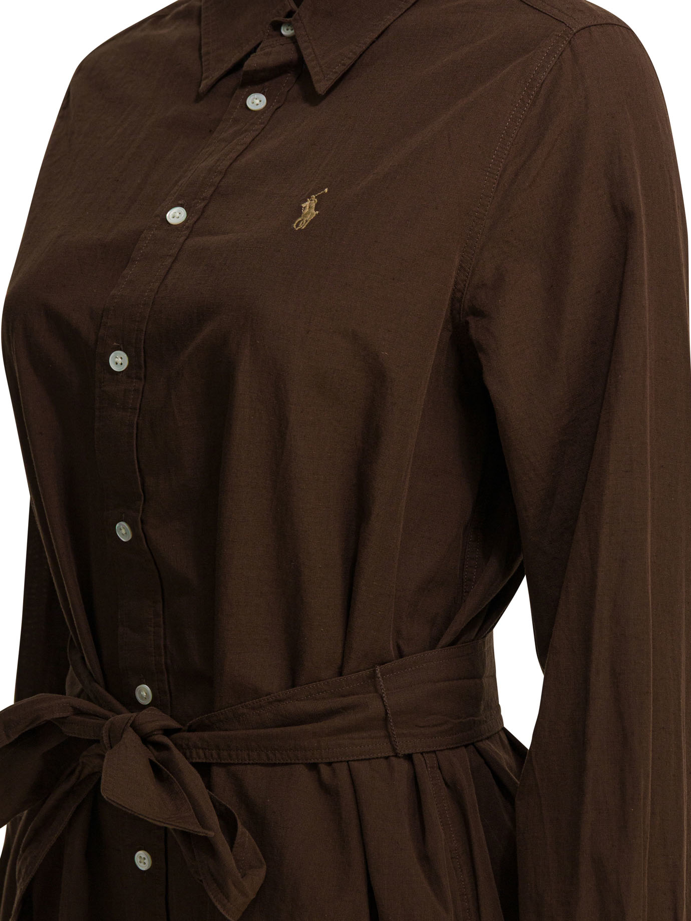Cotton and linen midi dress 211A96346003DARK (Polo Ralph Lauren / ワンピース・ドレス・オールインワン ) | Polo Ralph Lauren (ポロ ラルフ ローレン)(3)