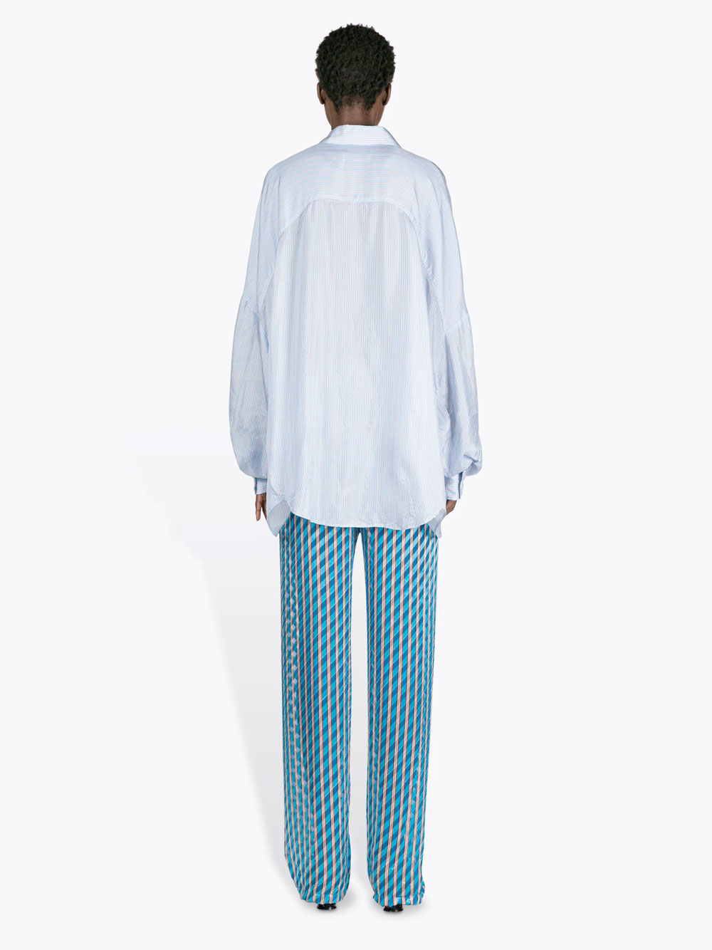 CASIA OVERSIZED COCOON STRIPED CUPRO SHIRT 1307003276514 (Dries Van Noten / シャツ・ブラウス ) | Dries Van Noten (ドリスヴァンノッテン)(2)