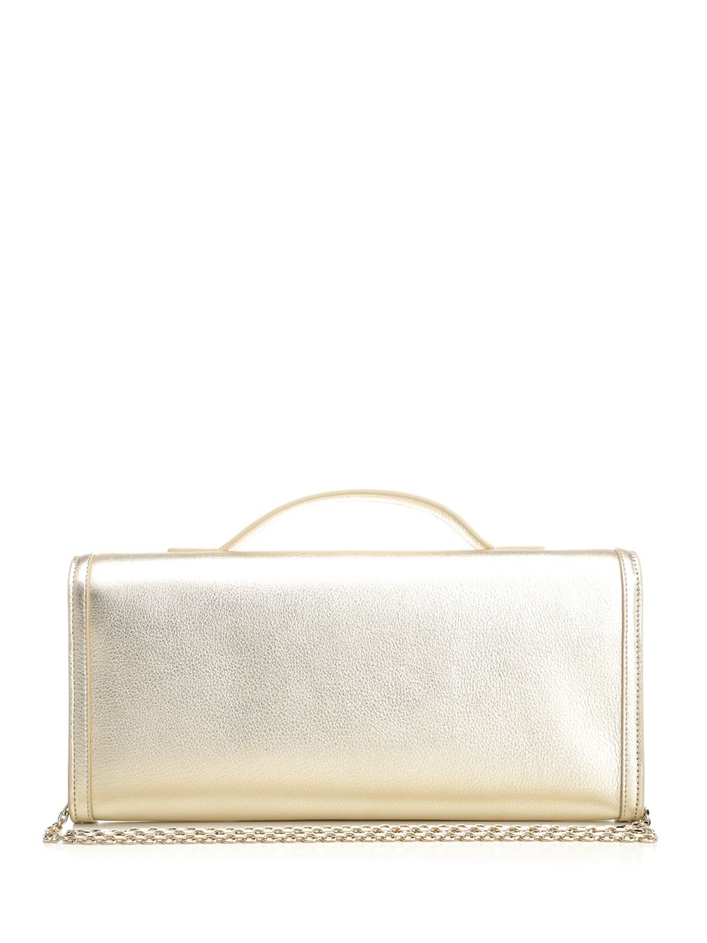 Belle Vivier clutch bag in gold laminated leather RBWAORC2202L4QG203 (Roger Vivier / クラッチバッグ・ポーチ ) | Roger Vivier (ロジェ ヴィヴィエ)(2)