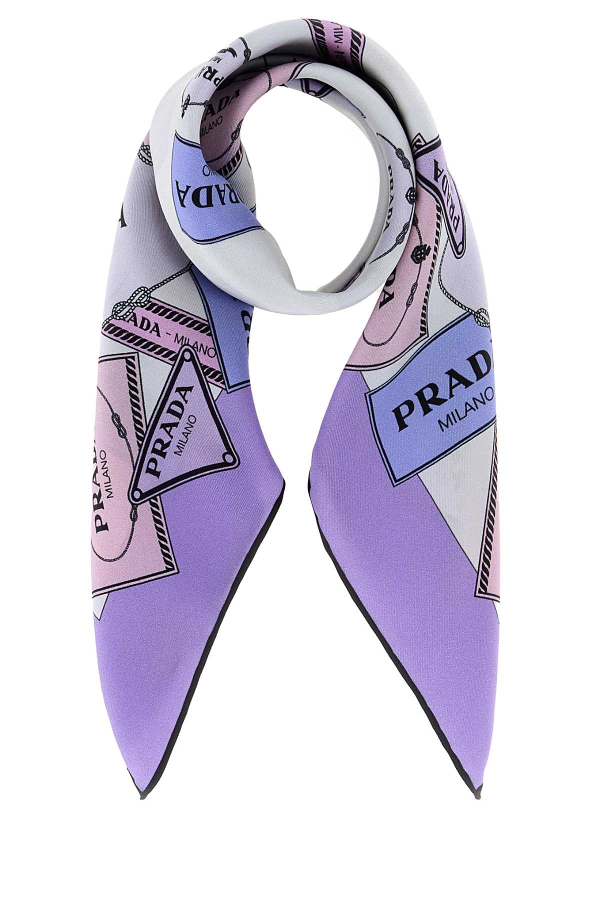Printed twill foulard 1FF0042DGYF0230 (Prada / スカーフ・マフラー ) | Prada (プラダ)