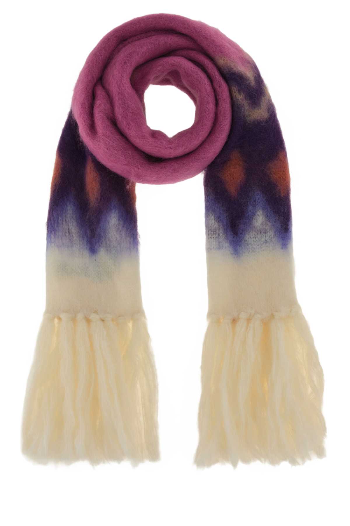 Multicolor wool blend Amanie scarf EC135MFAD1D01A40PK (Isabel Marant / スカーフ・マフラー ) | Isabel Marant (イザベル マラン)