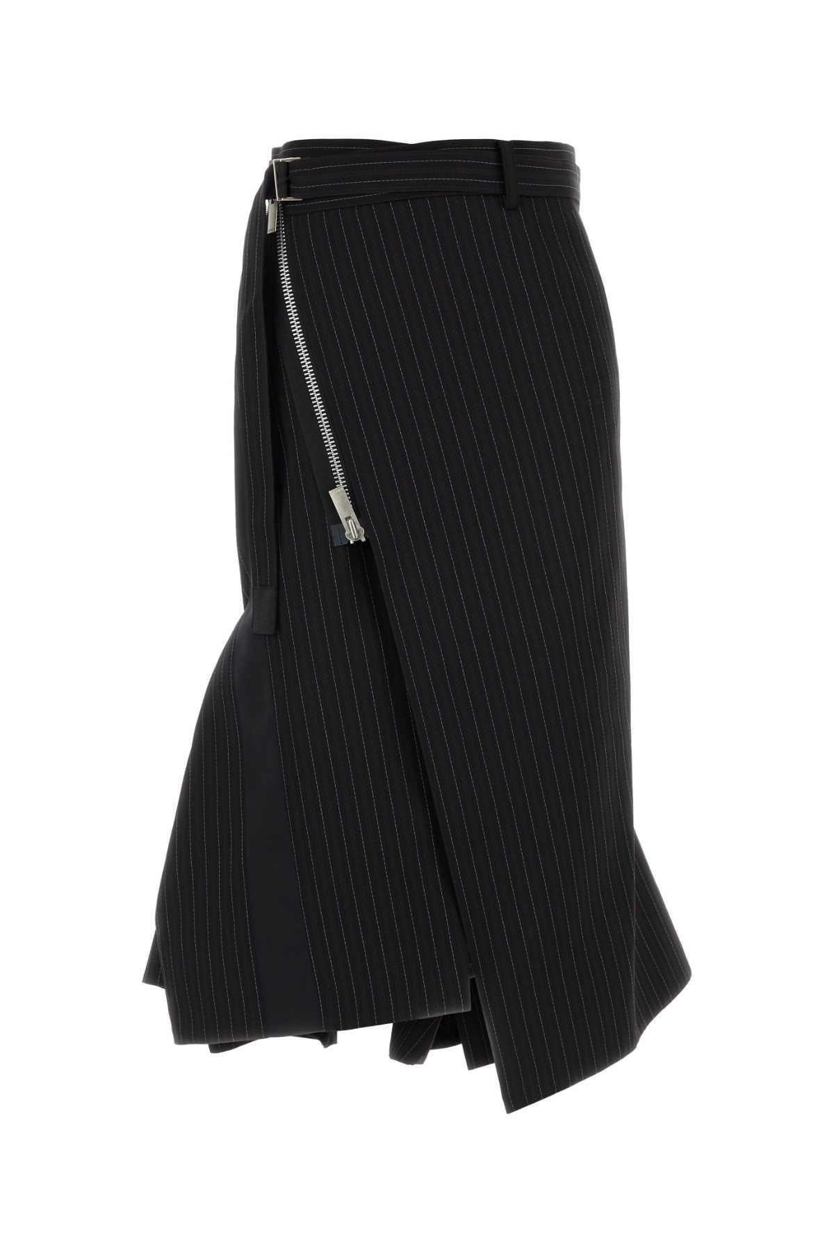 Embroidered polyester blend skirt 2508117001 (sacai / スカート ) | sacai (サカイ)