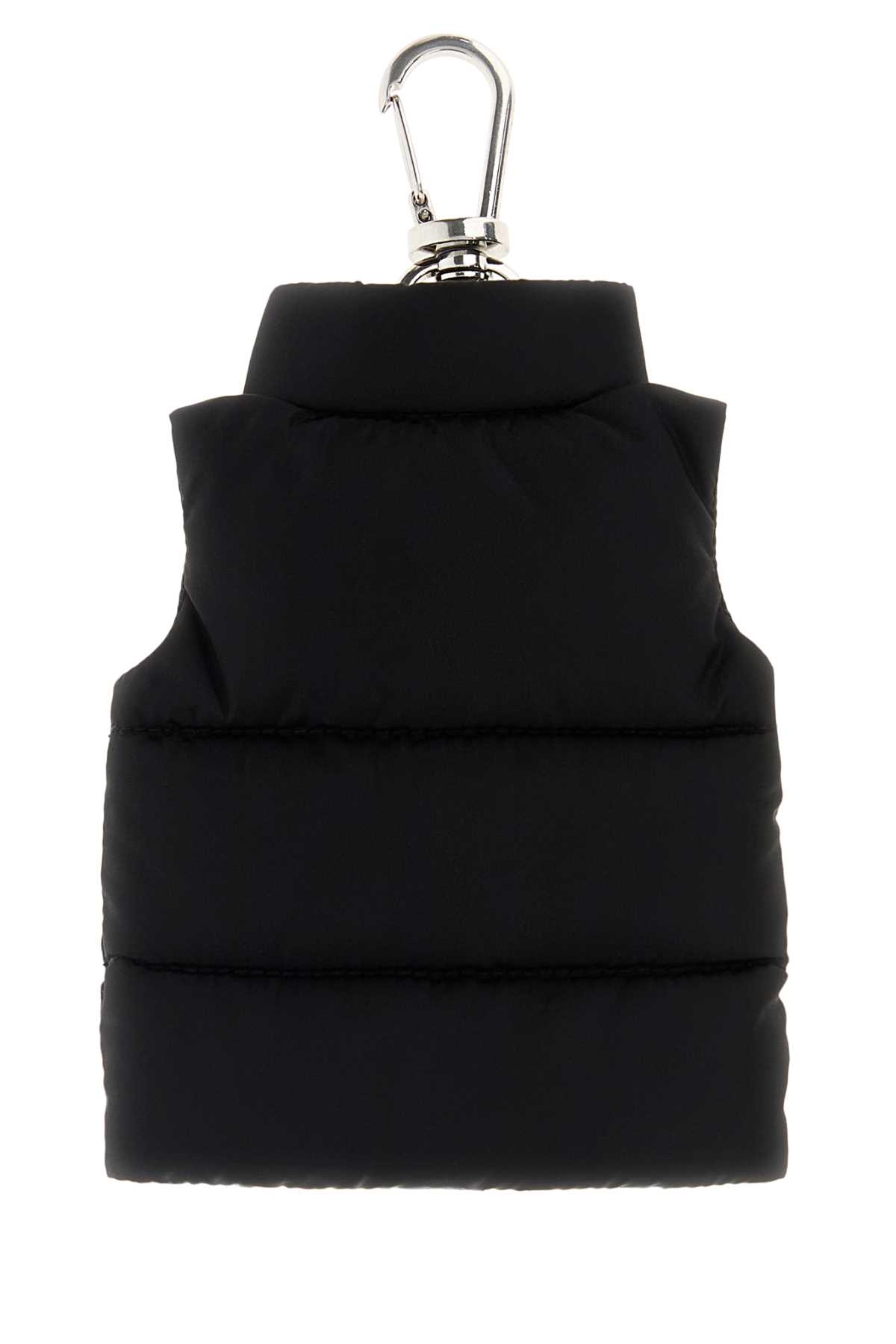 Black fabric key ring L109A6F00002M7726999 (Moncler / キーリング・キーケース ) | Moncler (モンクレール)(1)