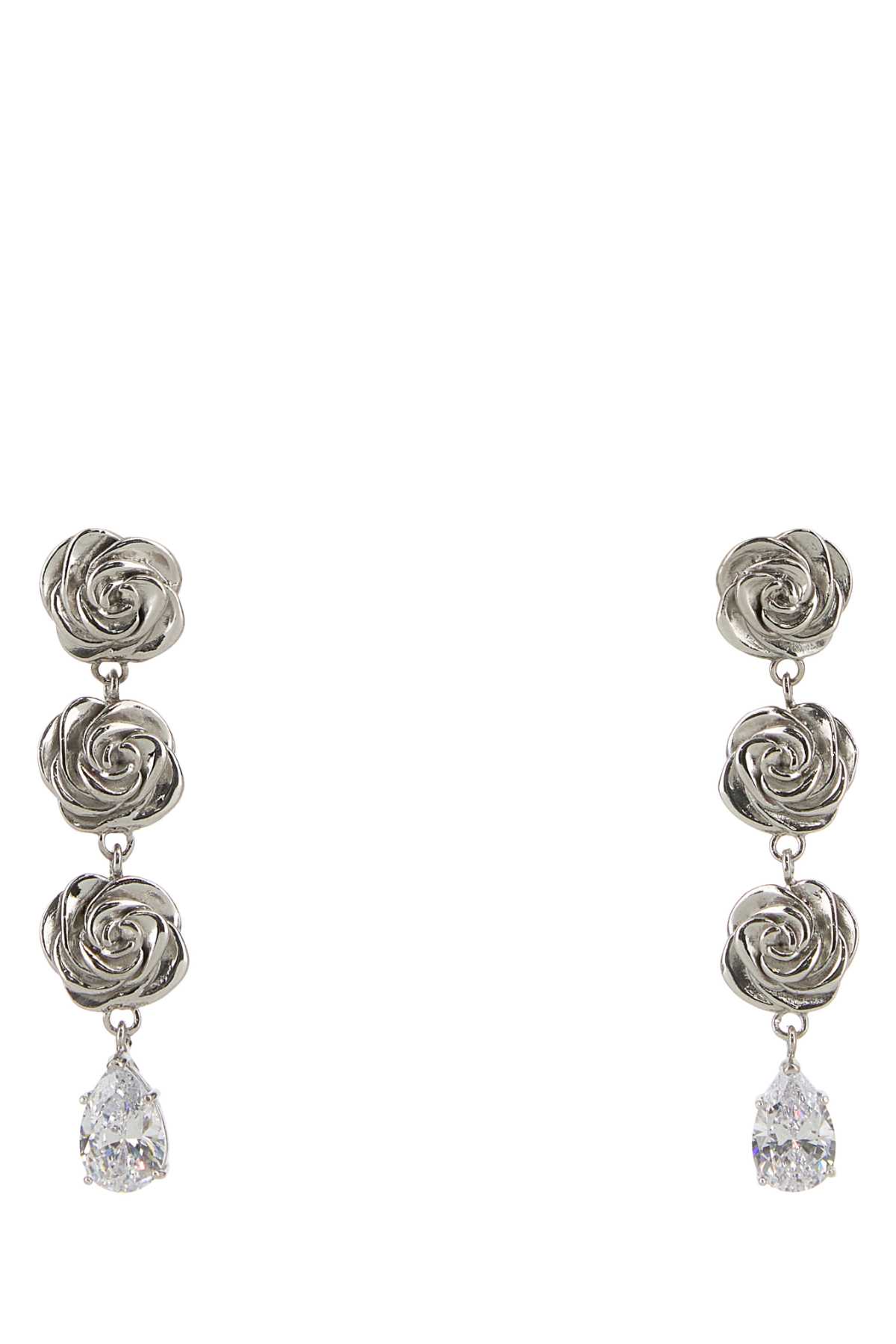 Silver metal earrings 706426RHODIUMSILVER (MAGDA BUTRYM / ピアス・イヤリング ) | MAGDA BUTRYM (マグダブトリム)