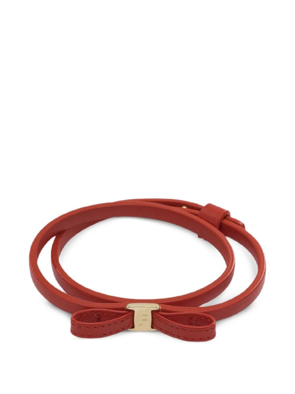 MINI BOW LEATHER BRACELET 7609530791146FLAME (FERRAGAMO / ブレスレット ) | FERRAGAMO (フェラガモ)