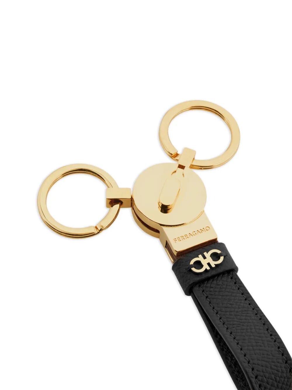 MICRO GANCIO HAMMERED LEATHER KEY HOLDER 6615780779919NERO (FERRAGAMO / キーリング・キーケース ) | FERRAGAMO (フェラガモ)(3)