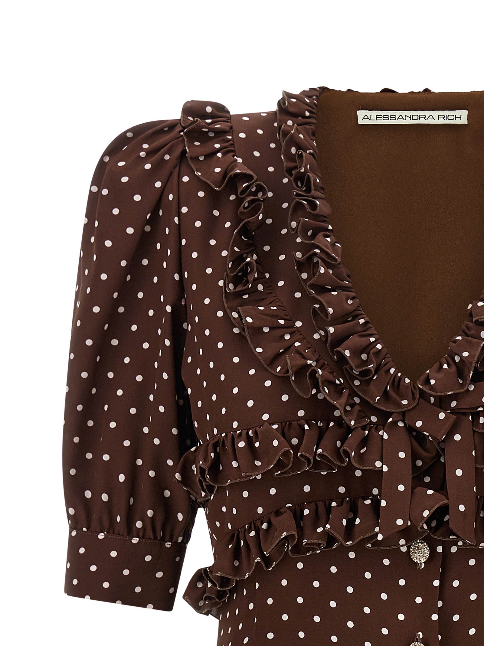 'Polka Dot Mini' dress FABX4297F46861659 (ALESSANDRA RICH / ワンピース・ドレス・オールインワン ) | ALESSANDRA RICH (アレッサンドラ リッチ)(2)