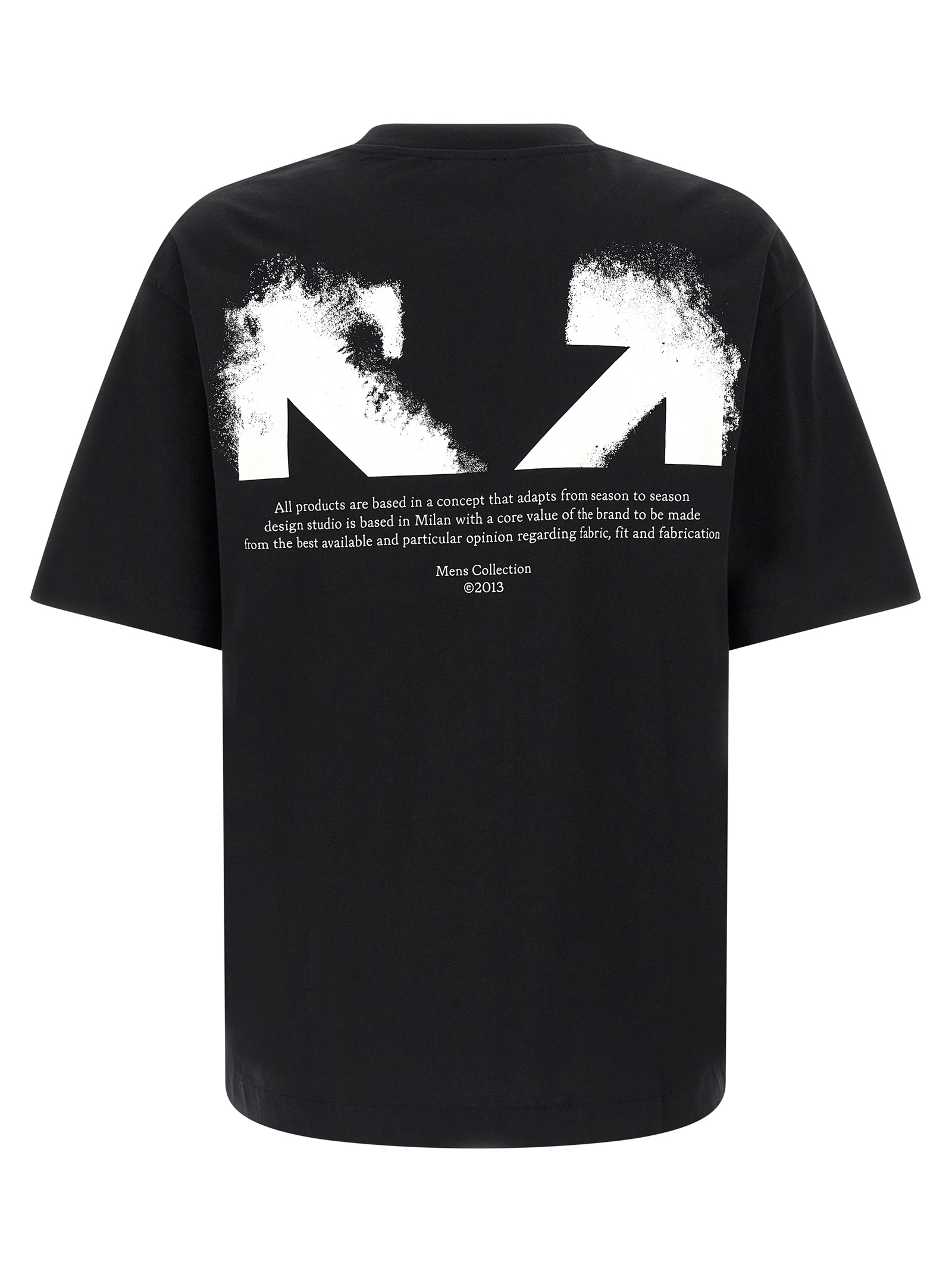 'Half Arrow' T-shirt OMAA120S26JER00800010001 (Off-White / Tシャツ・カットソー ) | Off-White (オフホワイト)(1)