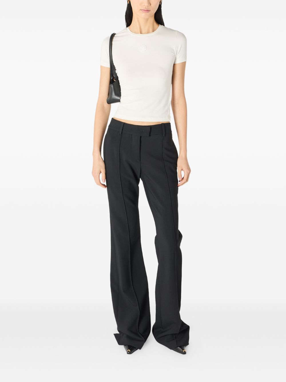 MARINE SERRE T-shirts and Polos White WTT012ACJER0115WH10 (MARINE SERRE / Tシャツ・カットソー ) | MARINE SERRE (マリーン セル)(2)