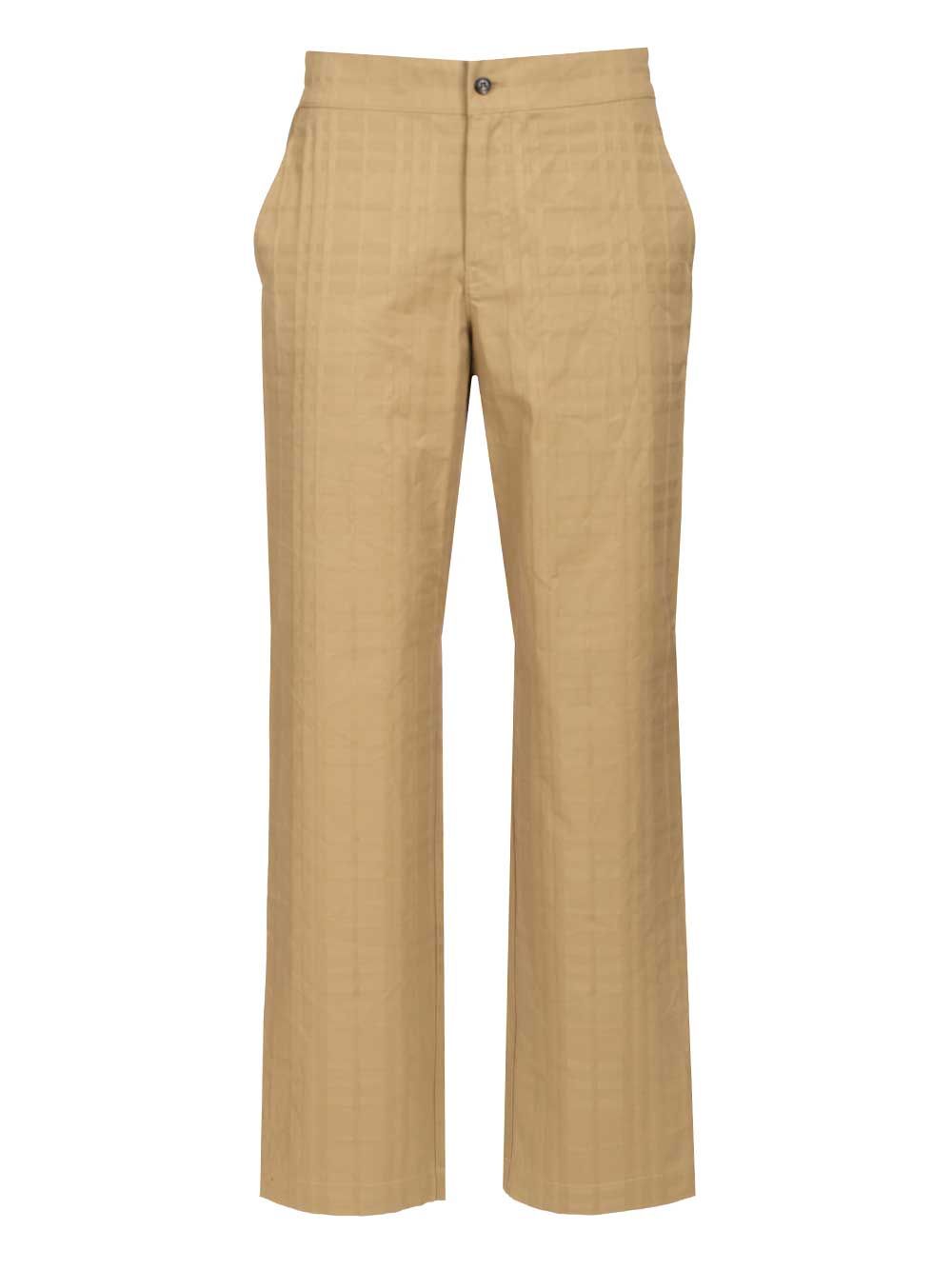 Textured check cotton trousers 8117841C4776 (Burberry / パンツ ) | Burberry (バーバリー)