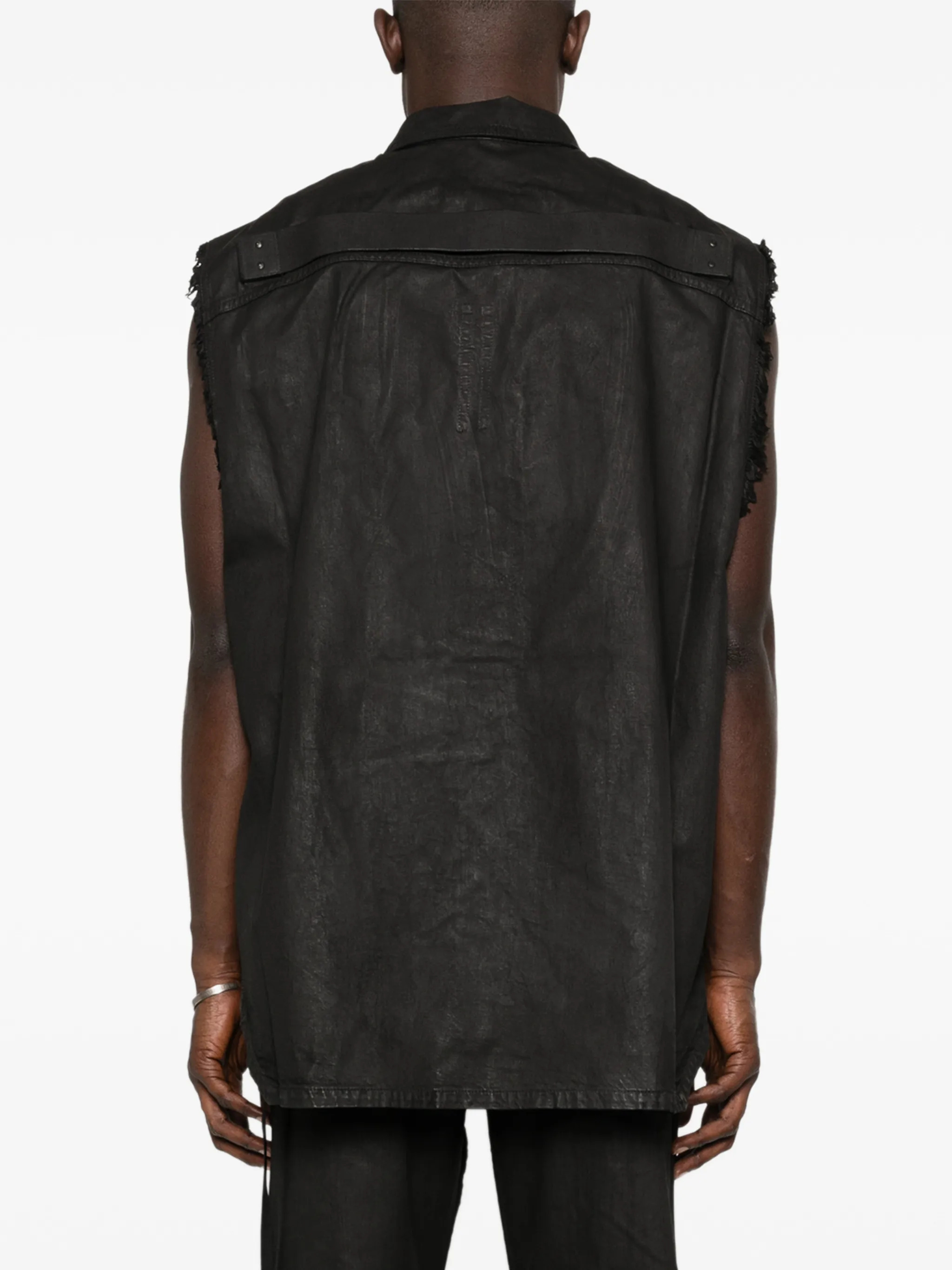 RICK OWENS DRKSHDW Shirts Black DU01F4764DBK09 (Rick Owens DRKSHDW / シャツ・ブラウス ) | Rick Owens DRKSHDW (リック オウエンス ダークシャドウ)(3)