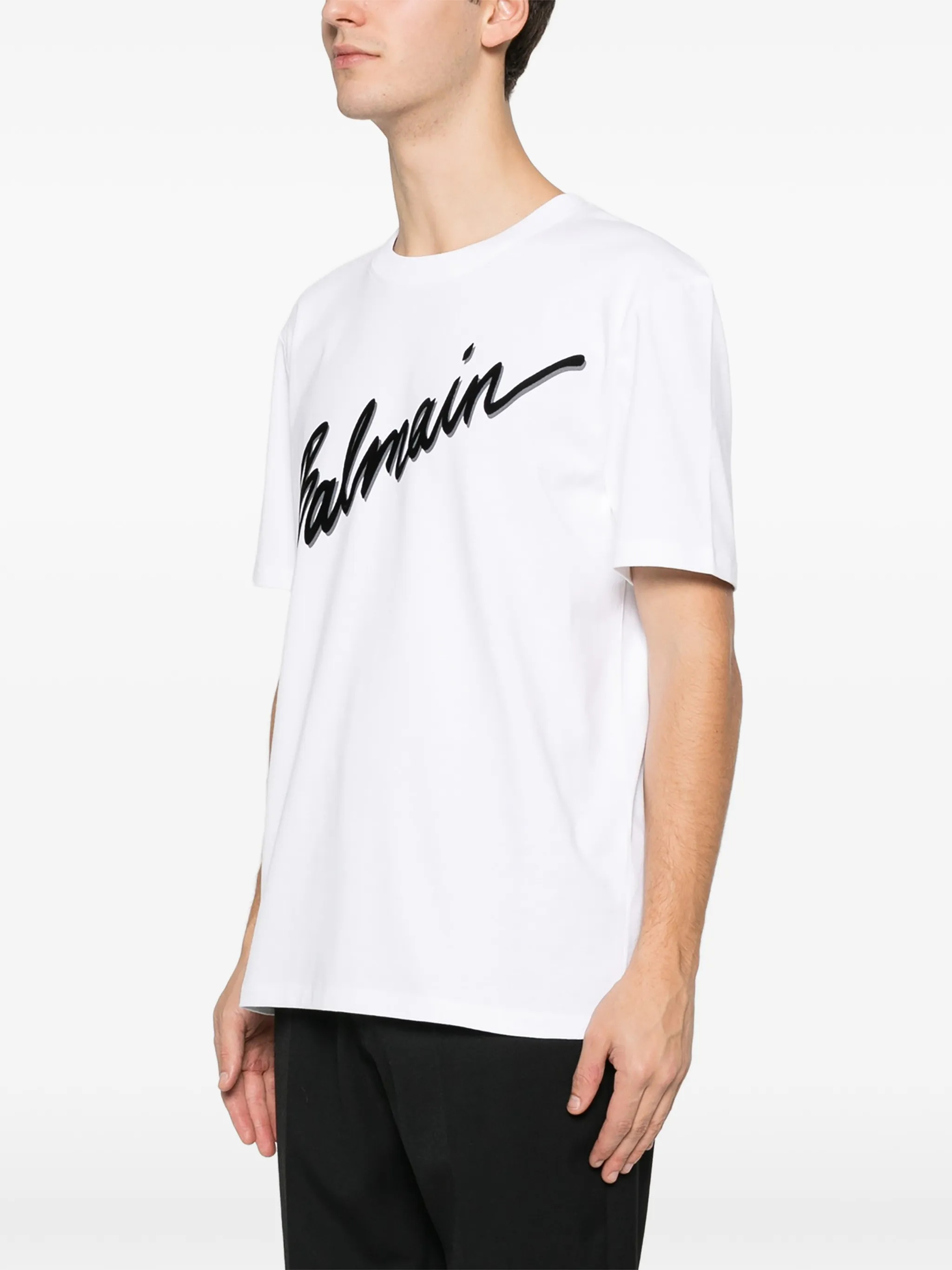 Balmain T-shirts and Polos White GH1EG000BC86GAB (Balmain / Tシャツ・カットソー ) | Balmain (バルマン)(2)