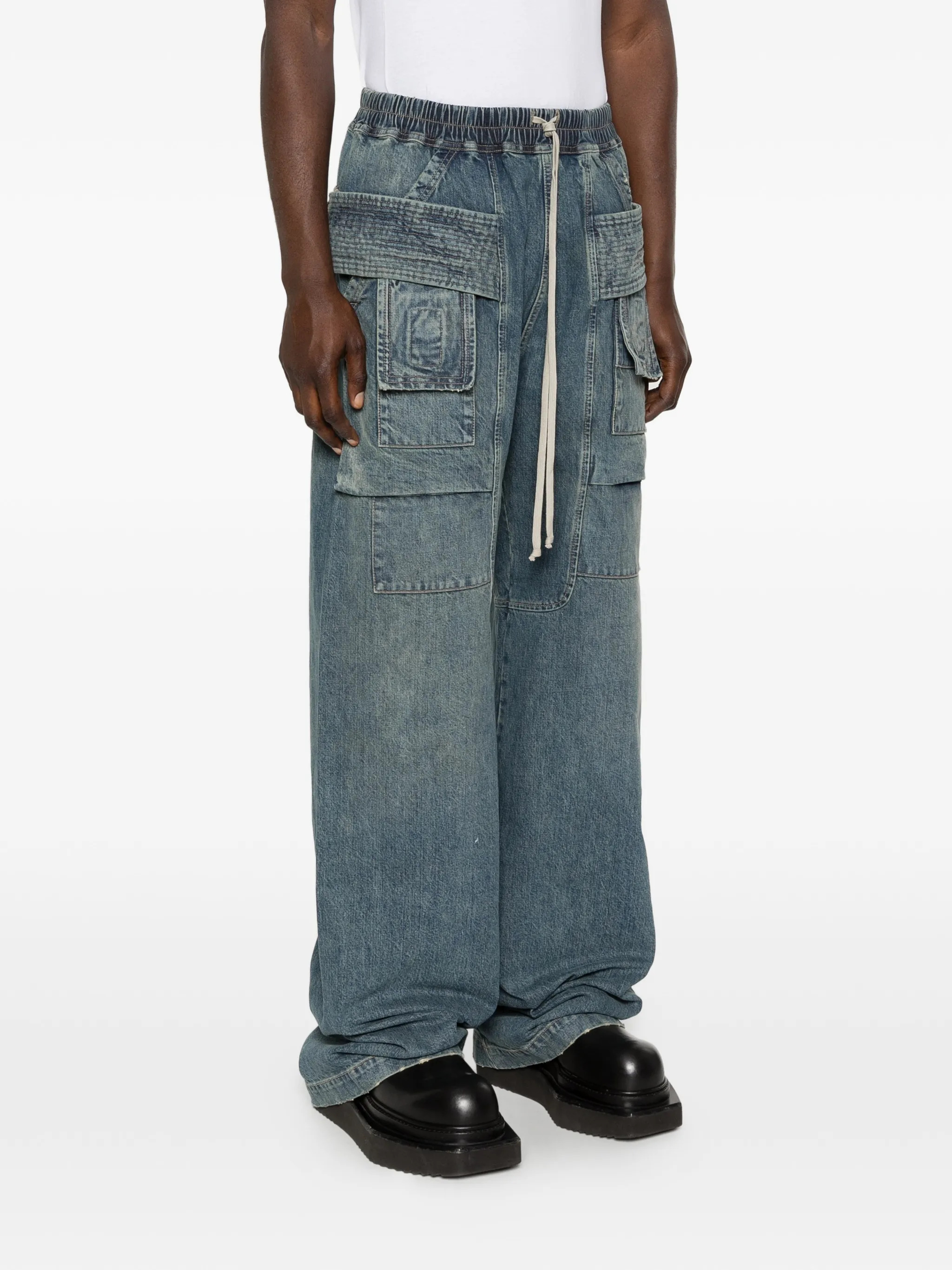 RICK OWENS DRKSHDW Jeans Blue DU01F4394DWB06 (Rick Owens DRKSHDW / ジーンズ ) | Rick Owens DRKSHDW (リック オウエンス ダークシャドウ)(2)