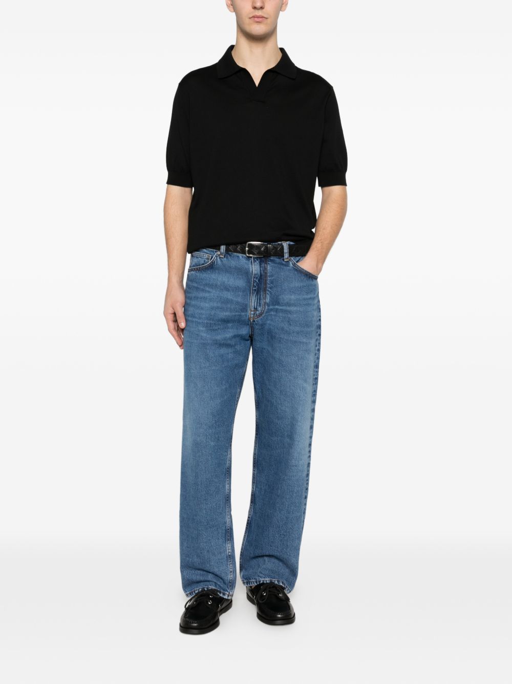 Lardini T-shirts and Polos Black CNLPMC102CN64020999 (LARDINI / ニット・セーター・カーディガン ) | LARDINI (ラルディーニ)(2)