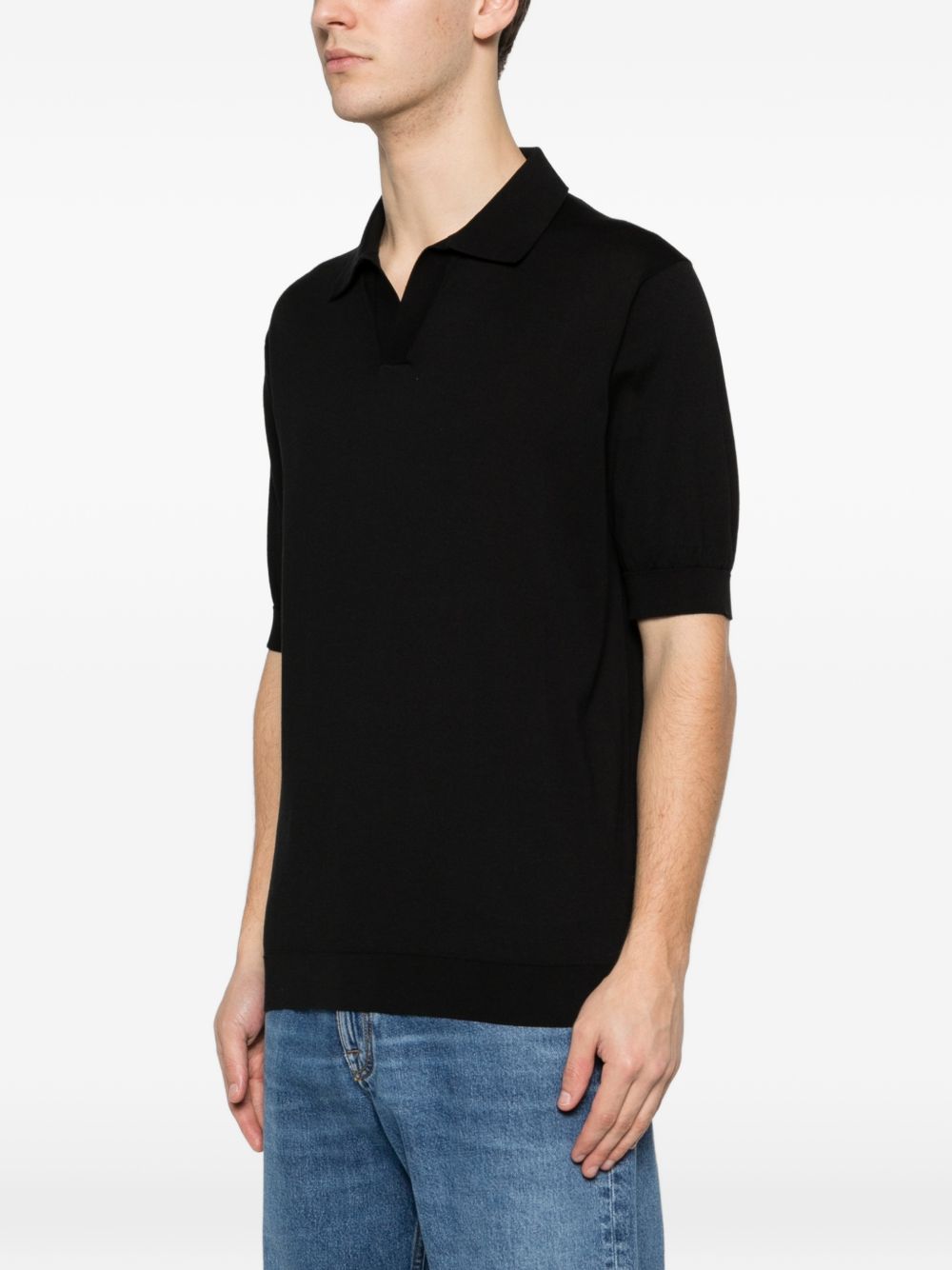 Lardini T-shirts and Polos Black CNLPMC102CN64020999 (LARDINI / ニット・セーター・カーディガン ) | LARDINI (ラルディーニ)(3)