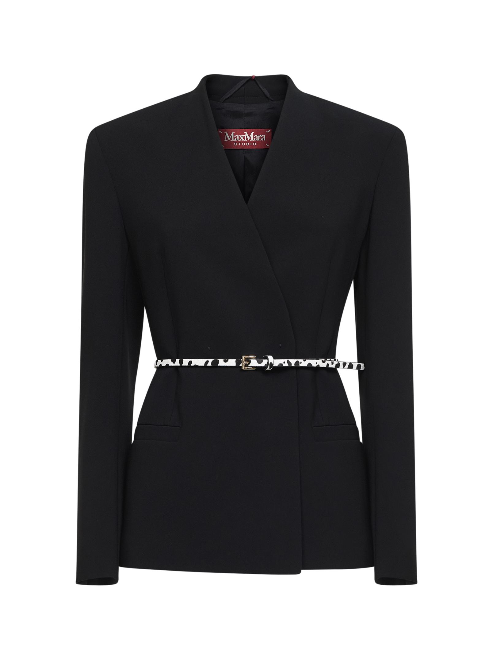 Max Mara Studio Jackets Black 2616041035600MSTQUINOA001 (Max Mara Studio / ブレザー・ジャケット ) | Max Mara Studio (マックスマーラ ステュディオ)