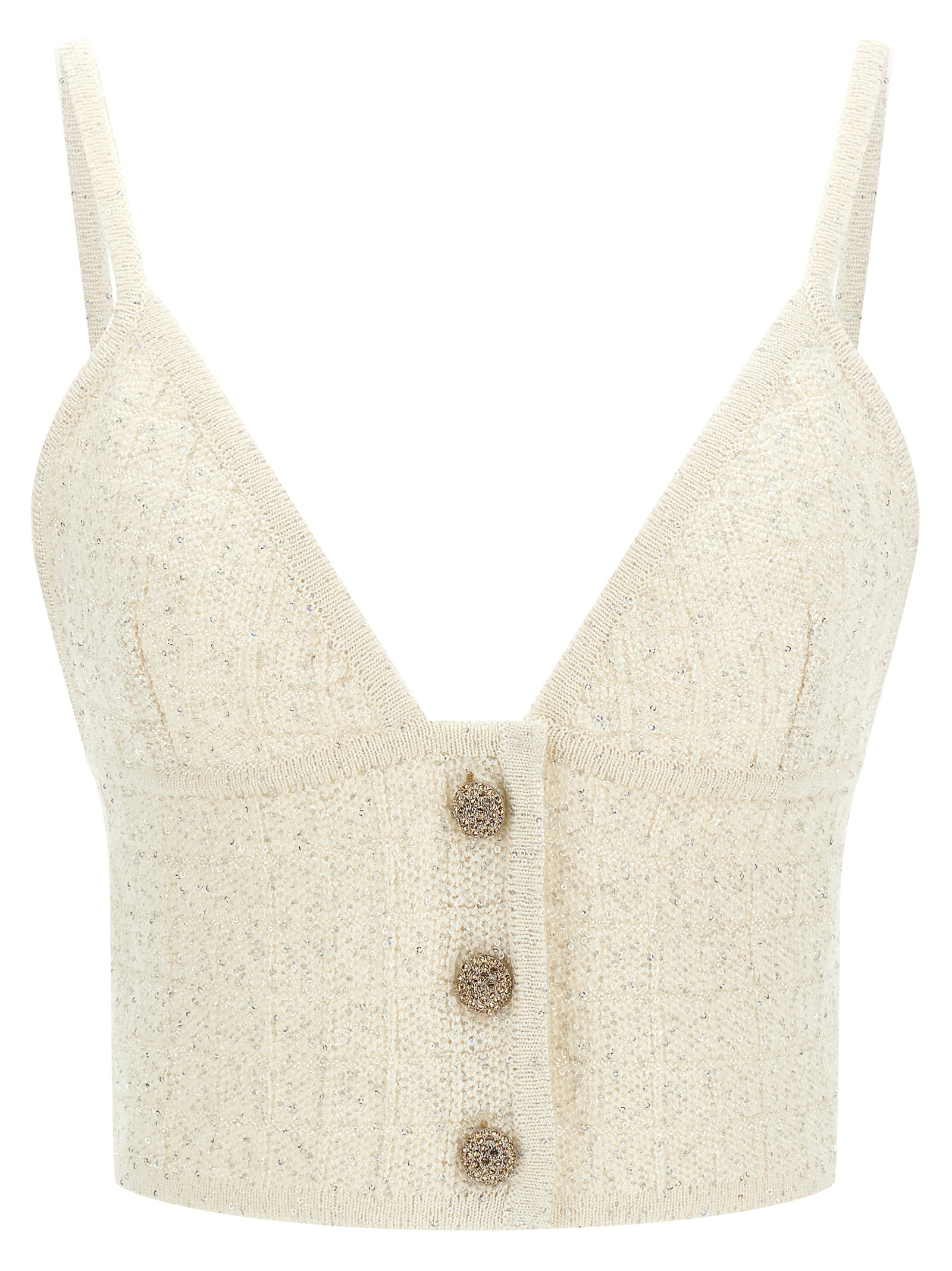 Sequin top FABX4352K47227621 (ALESSANDRA RICH / タンクトップ・キャミソール ) | ALESSANDRA RICH (アレッサンドラ リッチ)