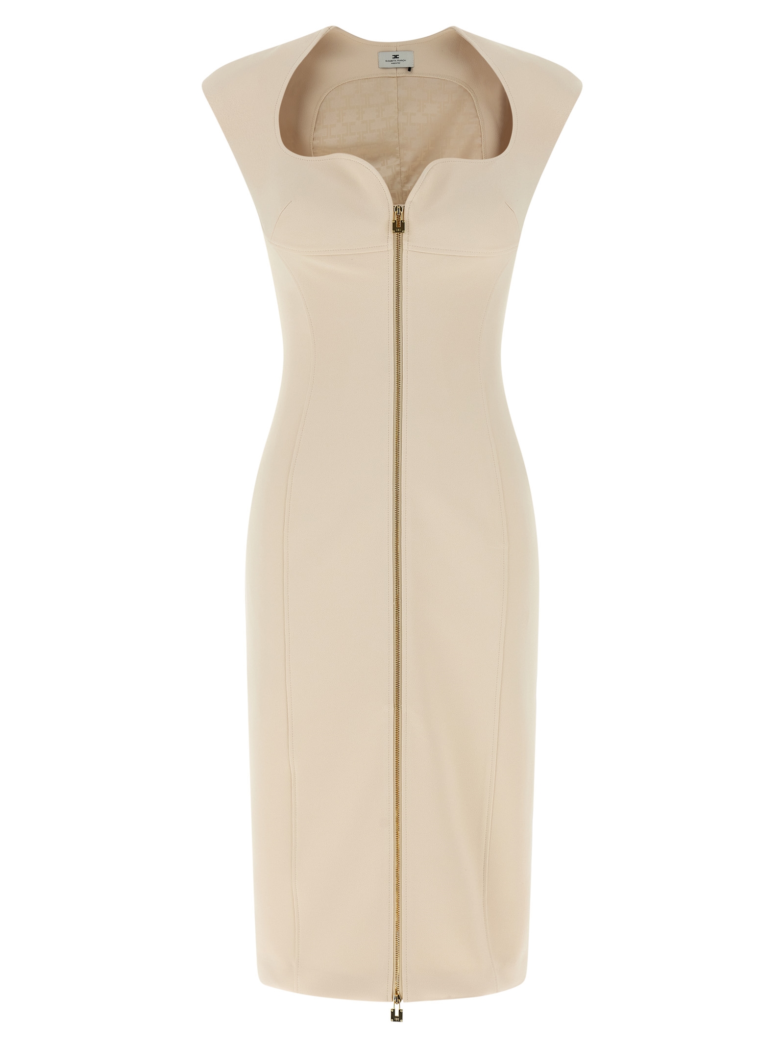 Heart-shaped neckline dress AB90061E2193 (Elisabetta Franchi / ワンピース・ドレス・オールインワン ) | Elisabetta Franchi (エリザベッタ フランキ)