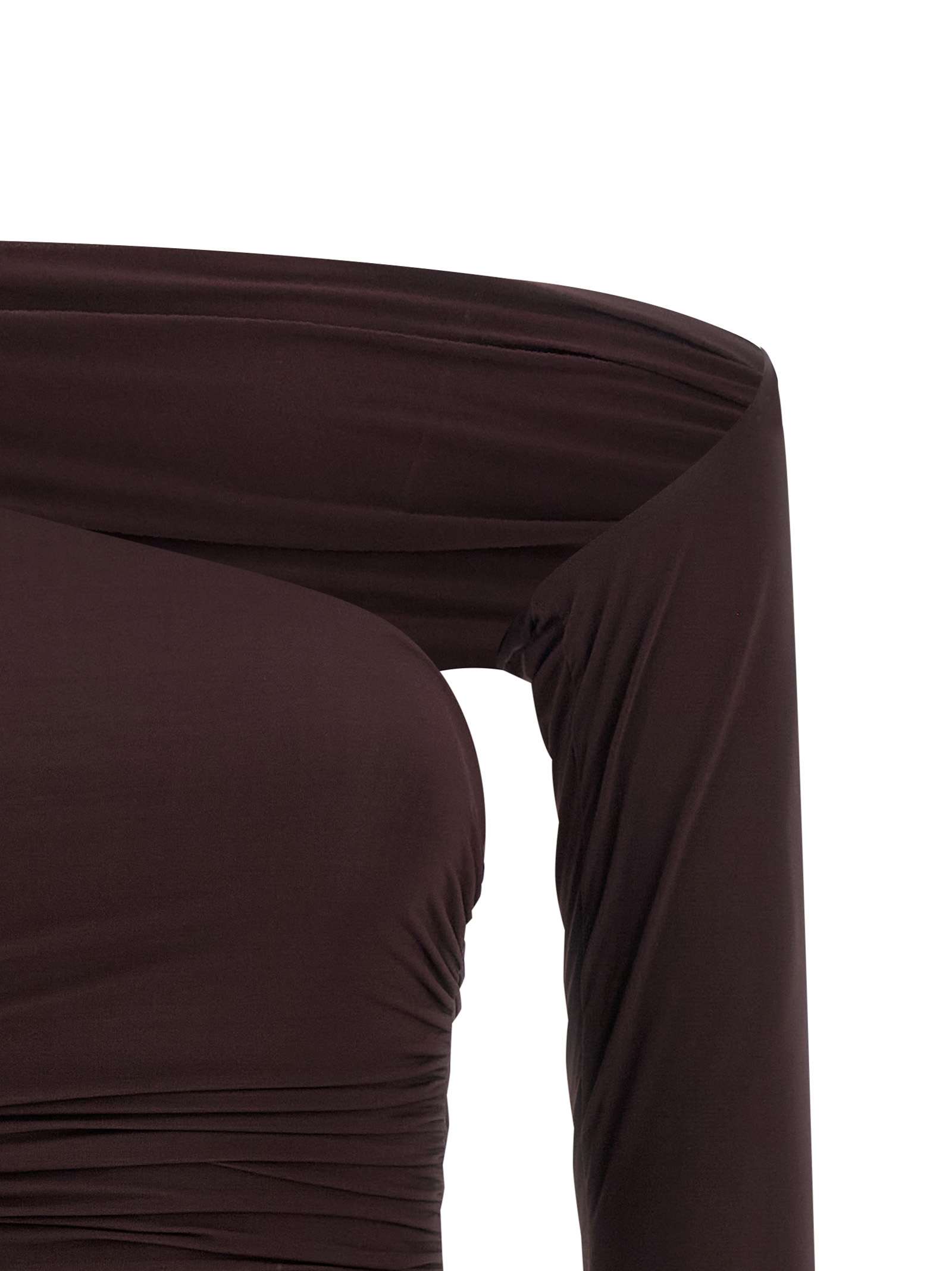 Asymmetrical neckline top MD01561E2644 (Elisabetta Franchi / Tシャツ・カットソー ) | Elisabetta Franchi (エリザベッタ フランキ)(2)