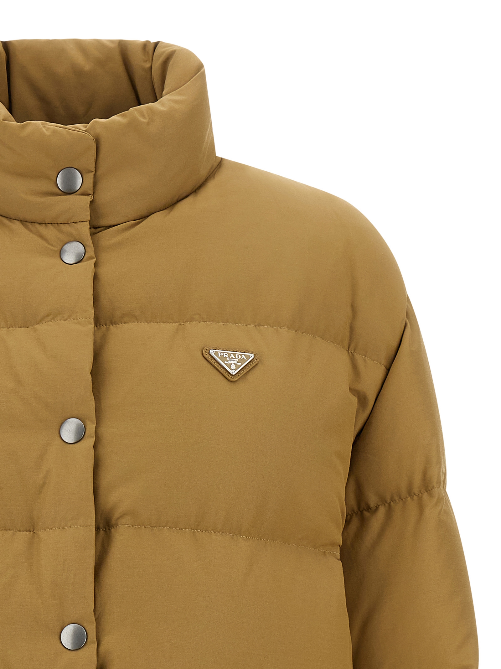 Triangle logo down jacket 292286SOOO13GPF0594 (Prada / ダウンジャケット・コート ) | Prada (プラダ)(2)