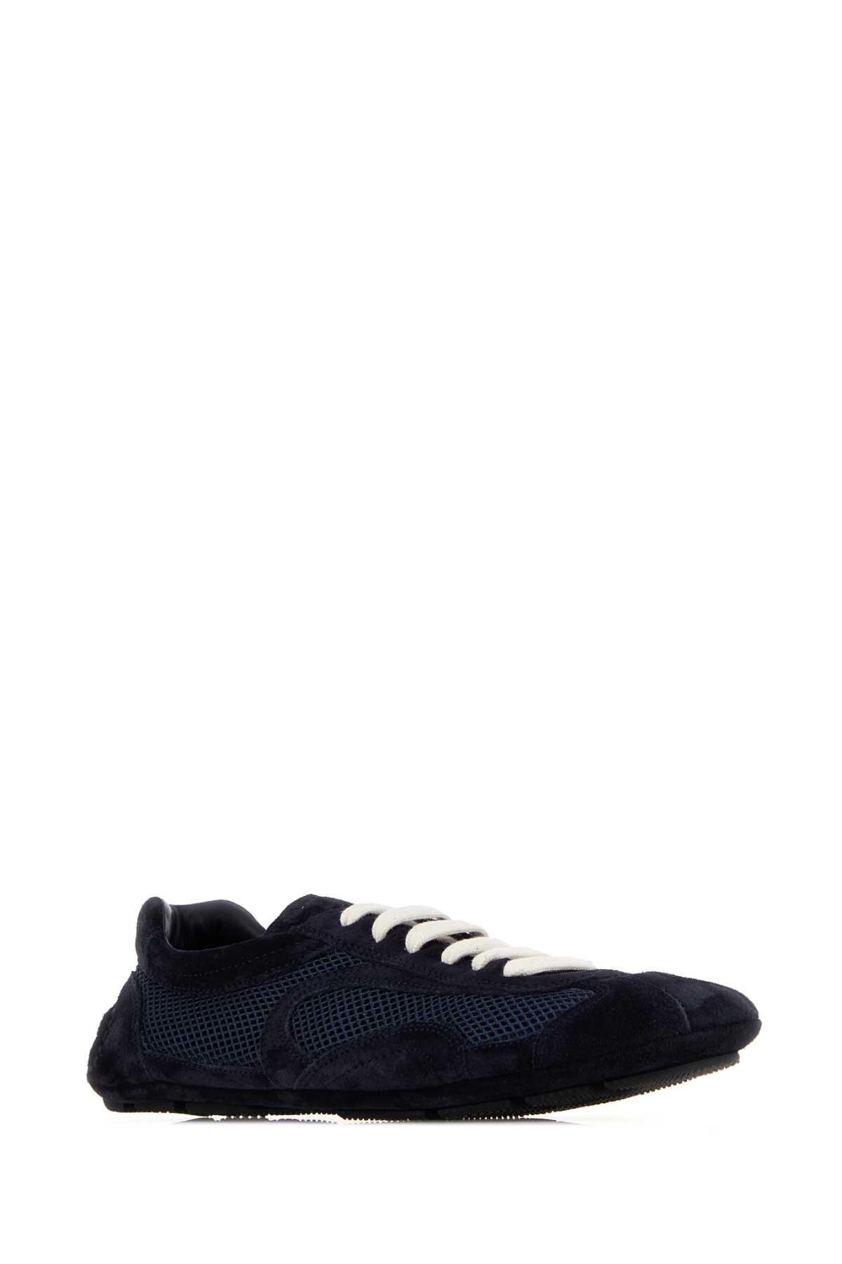 Midnight blue suede and mesh Montecarlo sneakers 1E247OFD0103D8CF0008 (Prada / スニーカー ) | Prada (プラダ)(1)