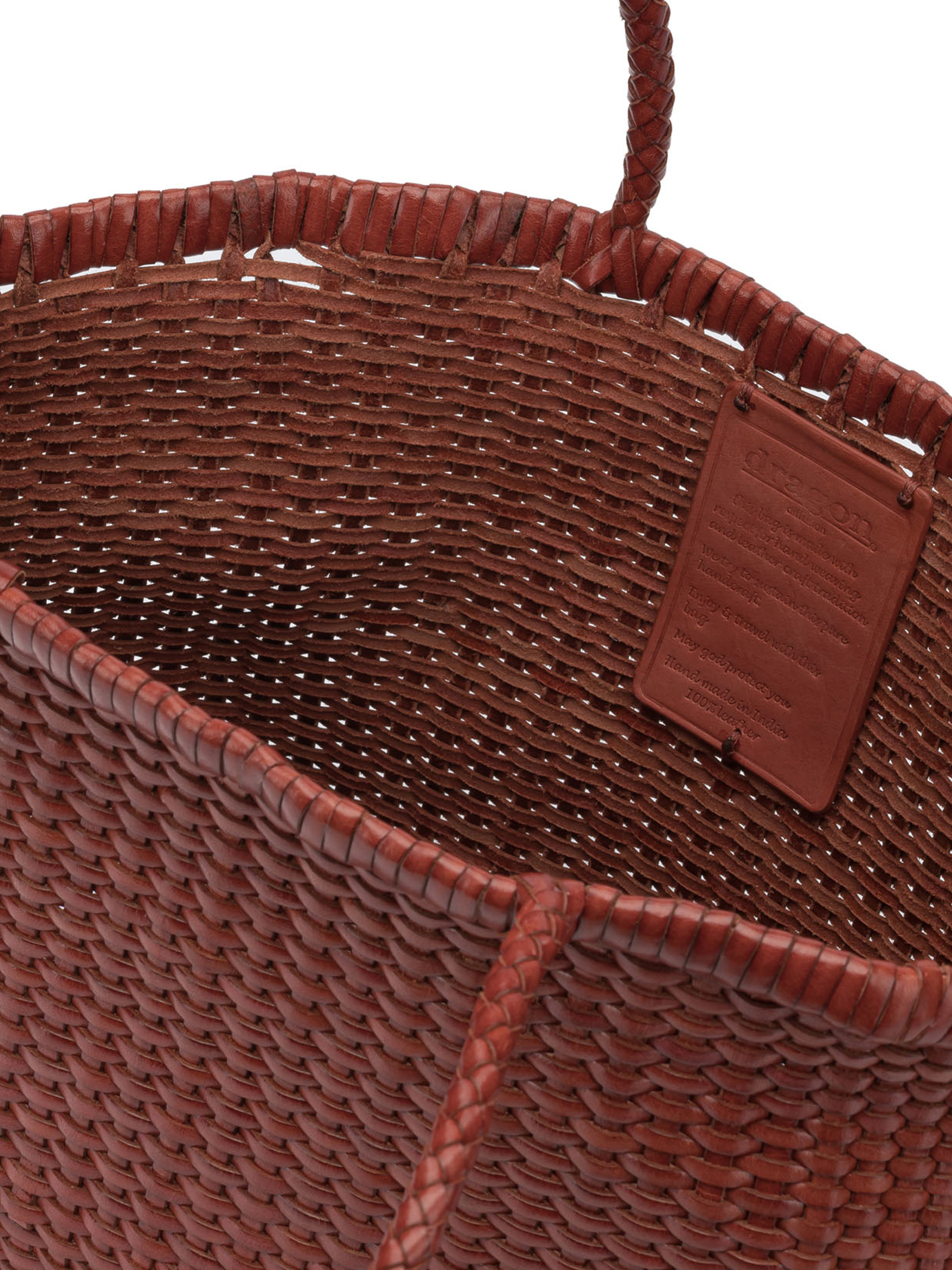 "B Weave" small shoulder bag 8804POPPY (dragon DIFFUSION / トートバッグ ) | dragon DIFFUSION (ドラゴンディフュージョン)(4)