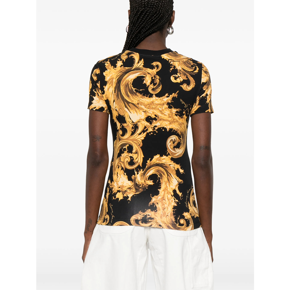 T-shirt Versace Jeans Couture 80HAH608JS553G89 (VERSACE JEANS COUTURE / Tシャツ・カットソー ) | VERSACE JEANS COUTURE (ヴェルサーチェ ジーンズ クチュール)(4)