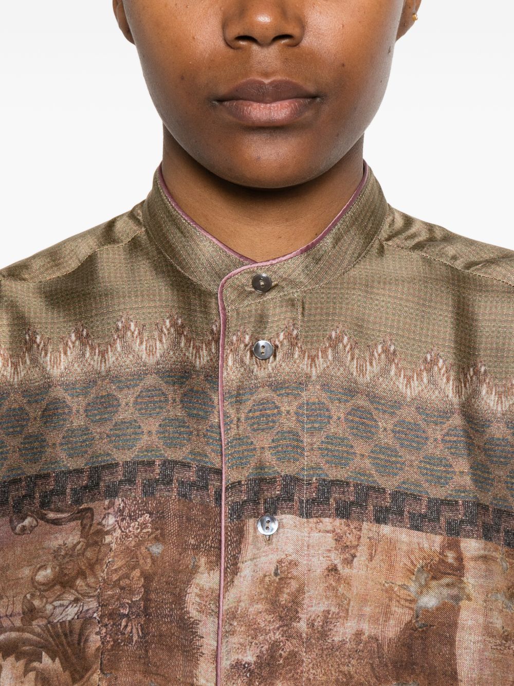 Pierre Louis Mascia Shirts Green ALOESCML11185102517869 (Pierre-Louis Mascia / シャツ・ブラウス ) | Pierre-Louis Mascia (ピエール=ルイ・マシア)(1)