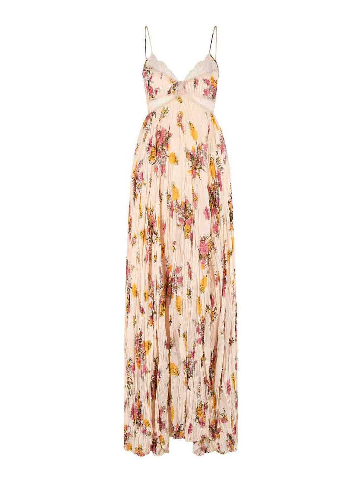 Peach Viscose Dress 2A805AF8177 (Blumarine / ワンピース・ドレス・オールインワン ) | Blumarine (ブルマリン)