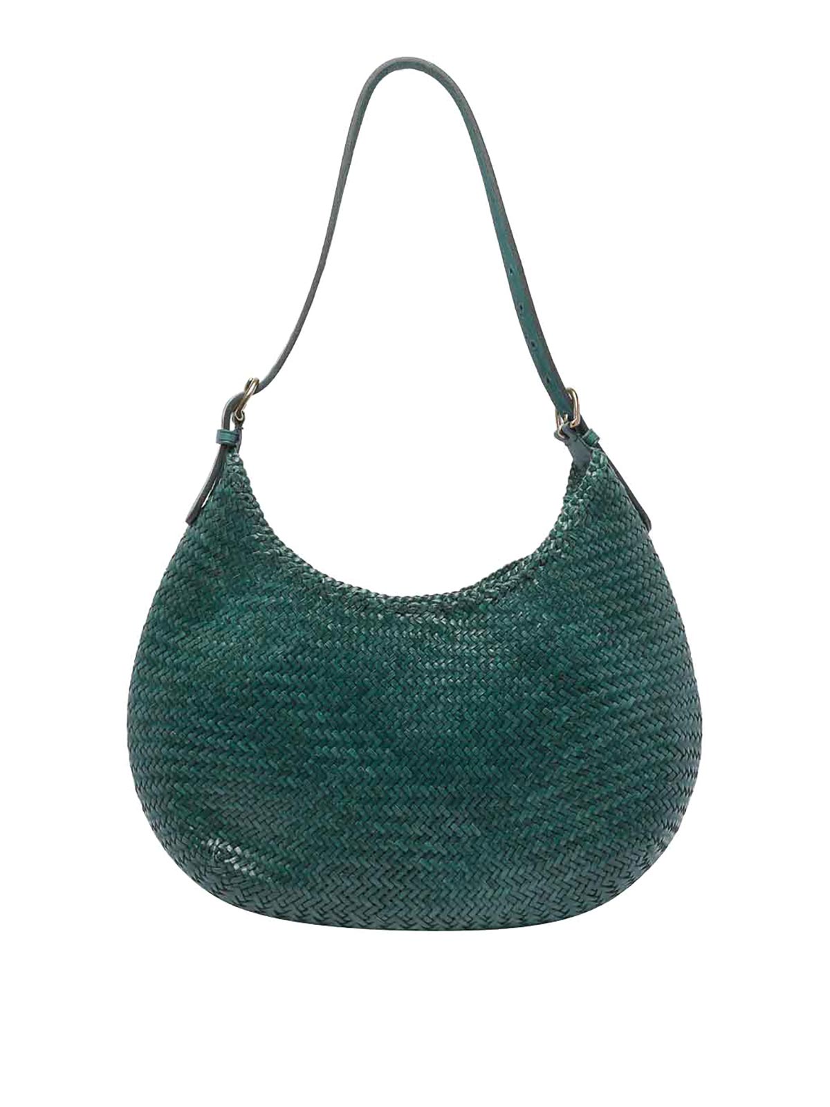Luna Mezza Shoulder Bag 8021FOREST (dragon DIFFUSION / ハンドバッグ・ショルダーバッグ ) | dragon DIFFUSION (ドラゴンディフュージョン)