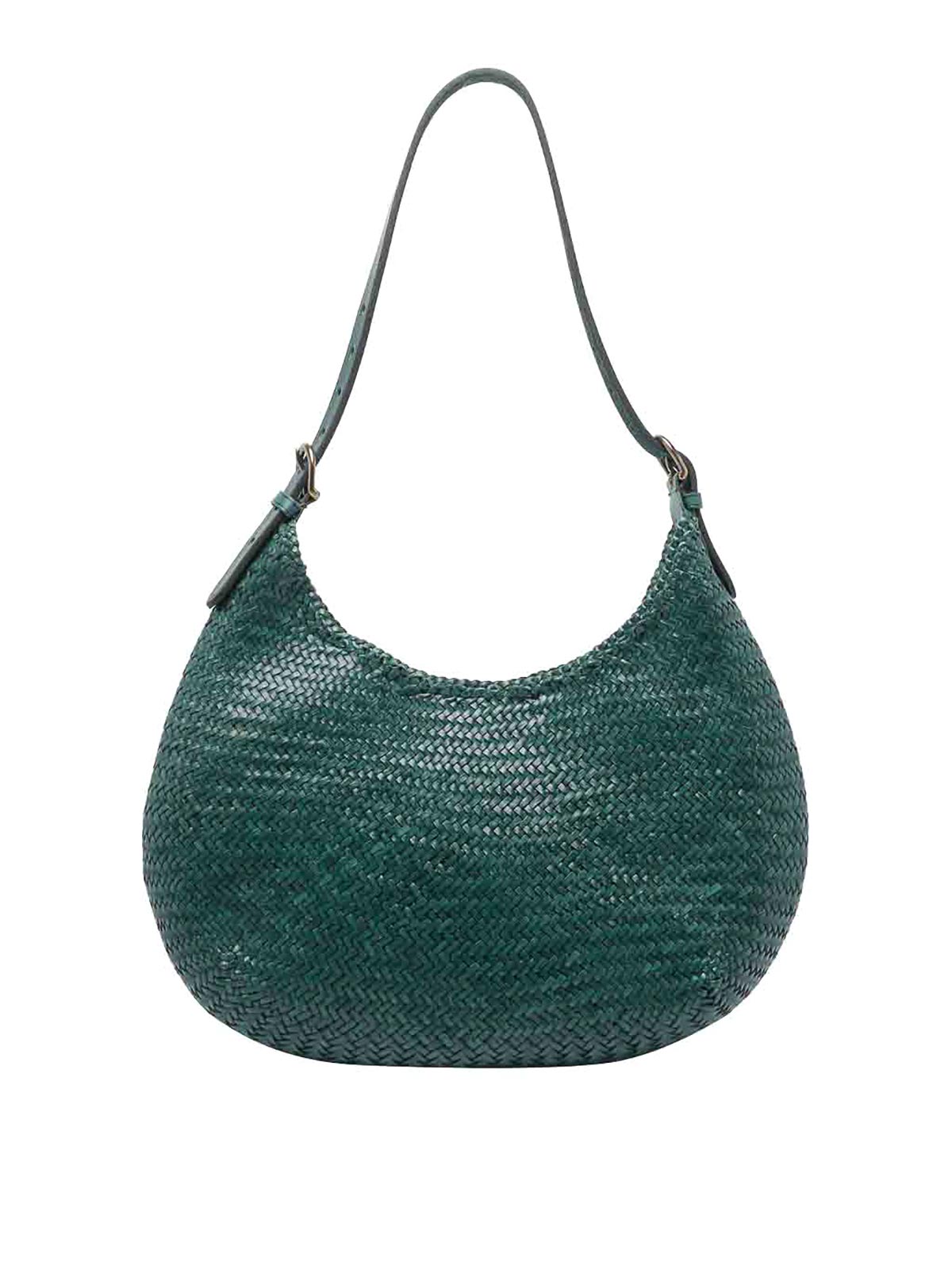 Luna Mezza Shoulder Bag 8021FOREST (dragon DIFFUSION / ハンドバッグ・ショルダーバッグ ) | dragon DIFFUSION (ドラゴンディフュージョン)(2)