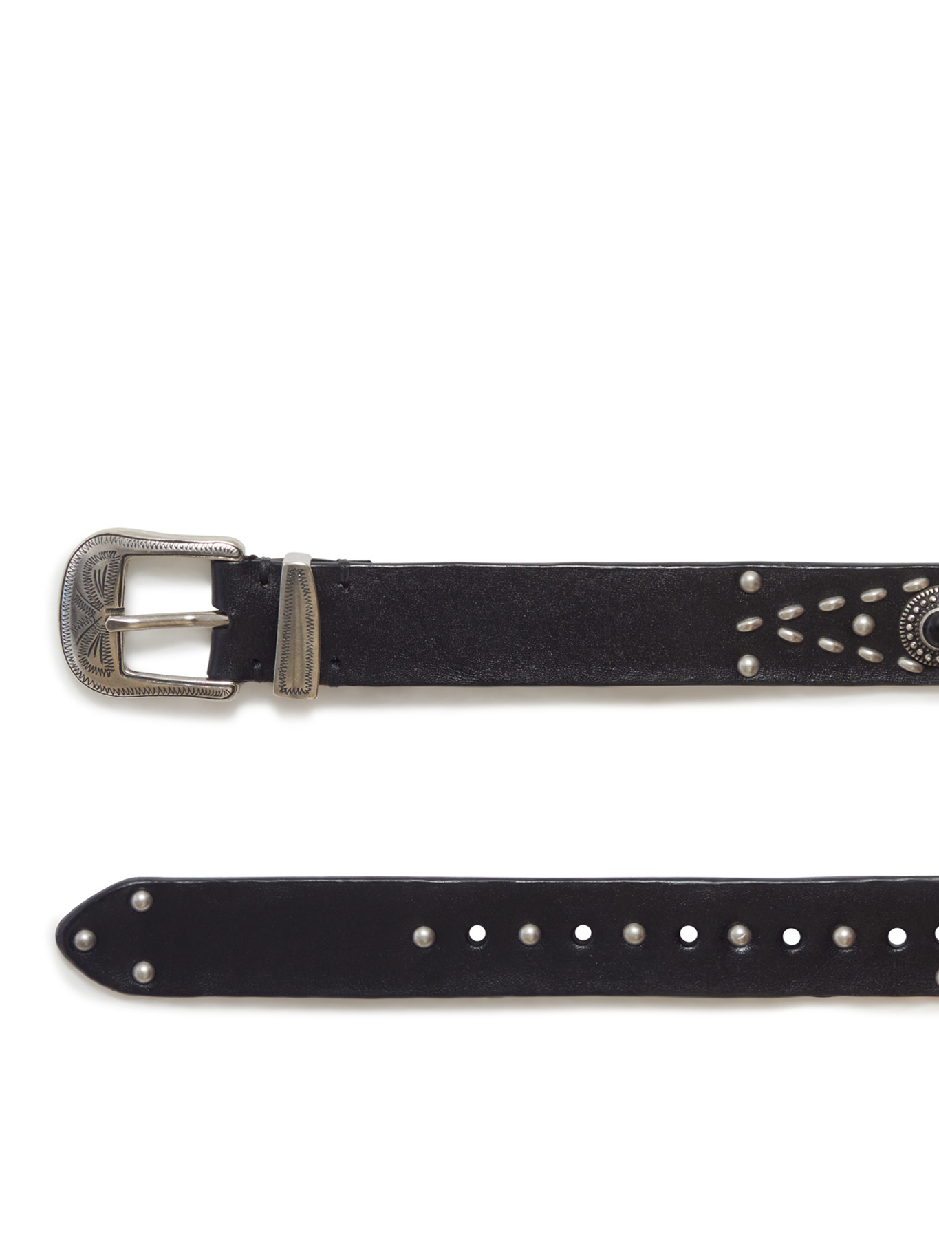STUDDED LEATHER BELT GWA00809A00081790100 (Golden Goose / ベルト・サスペンダー ) | Golden Goose (ゴールデングース)(1)