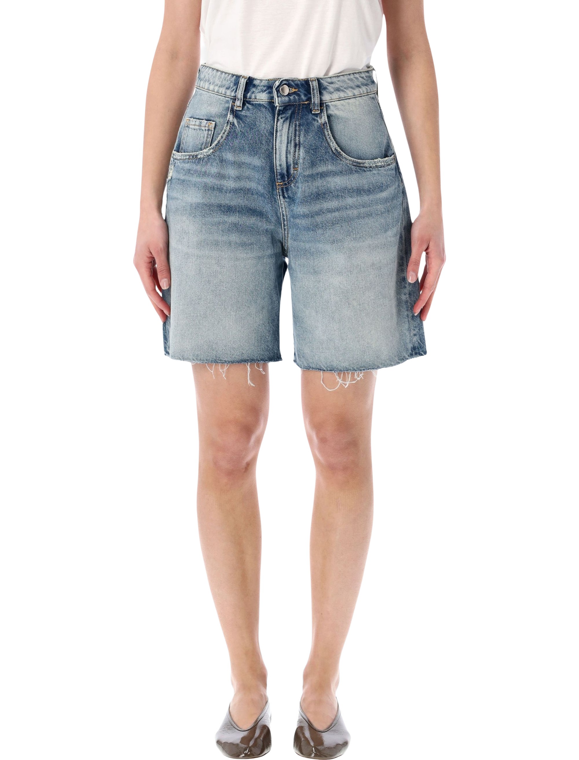ICON DENIM Shorts LEAID8817SMOKEBLUE (ICON DENIM / ショートパンツ ) | ICON DENIM (アイコン デニム)