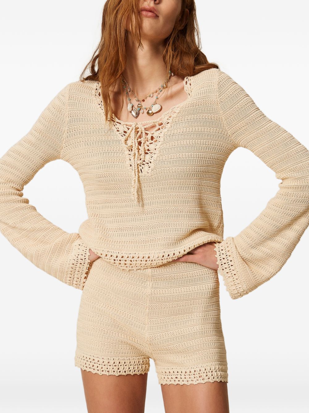 Twin-set Shorts 261TT306407222 (TWINSET / ショートパンツ ) | TWINSET (ツインセット)(4)