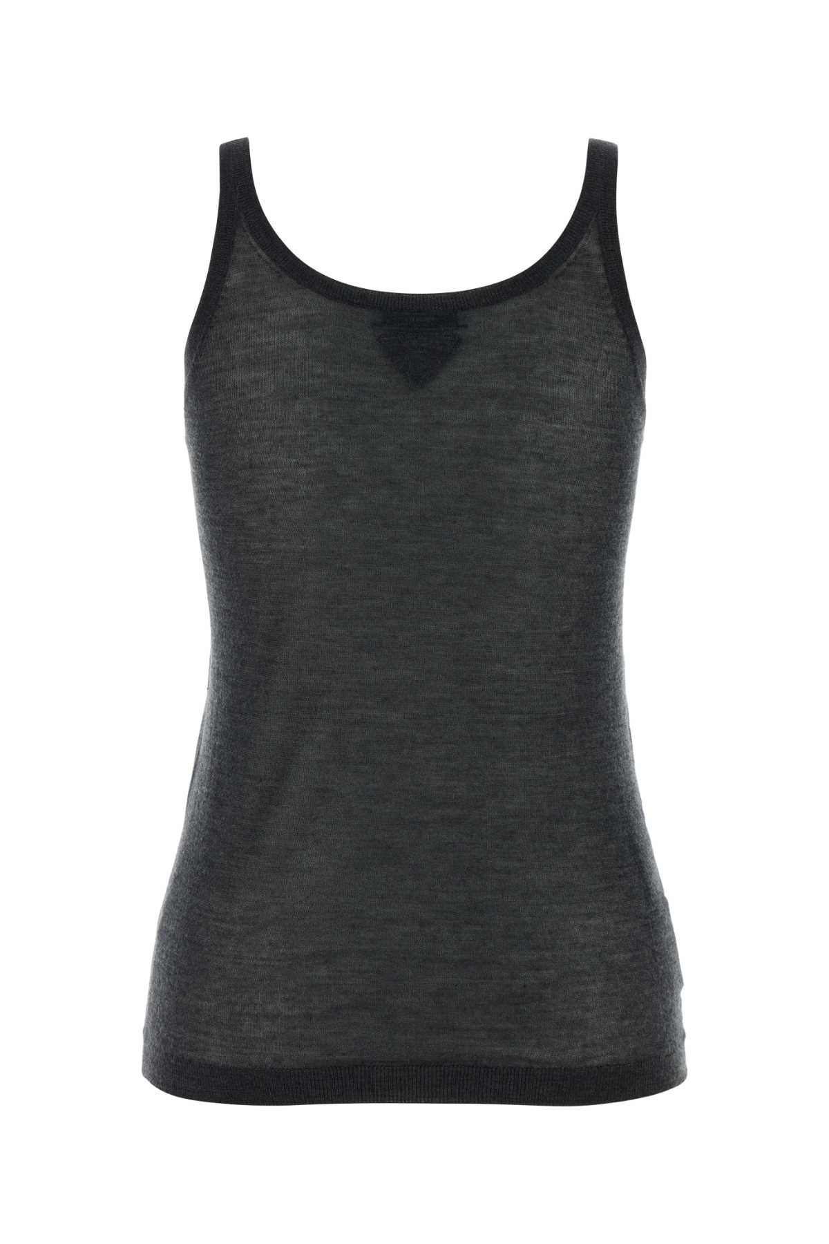 Graphite cashmere blend tank top P29B95SOOO18DNF0308 (Prada / タンクトップ・キャミソール ) | Prada (プラダ)(1)