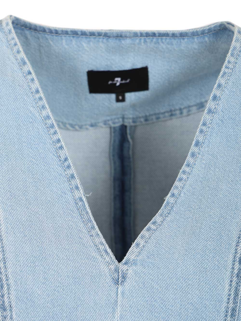 S/S VNECK FLARED DRESS 7U7STE38U71BA (7 for all mankind / ワンピース・ドレス・オールインワン ) | 7 for all mankind (セブンフォーオールマンカインド)(3)