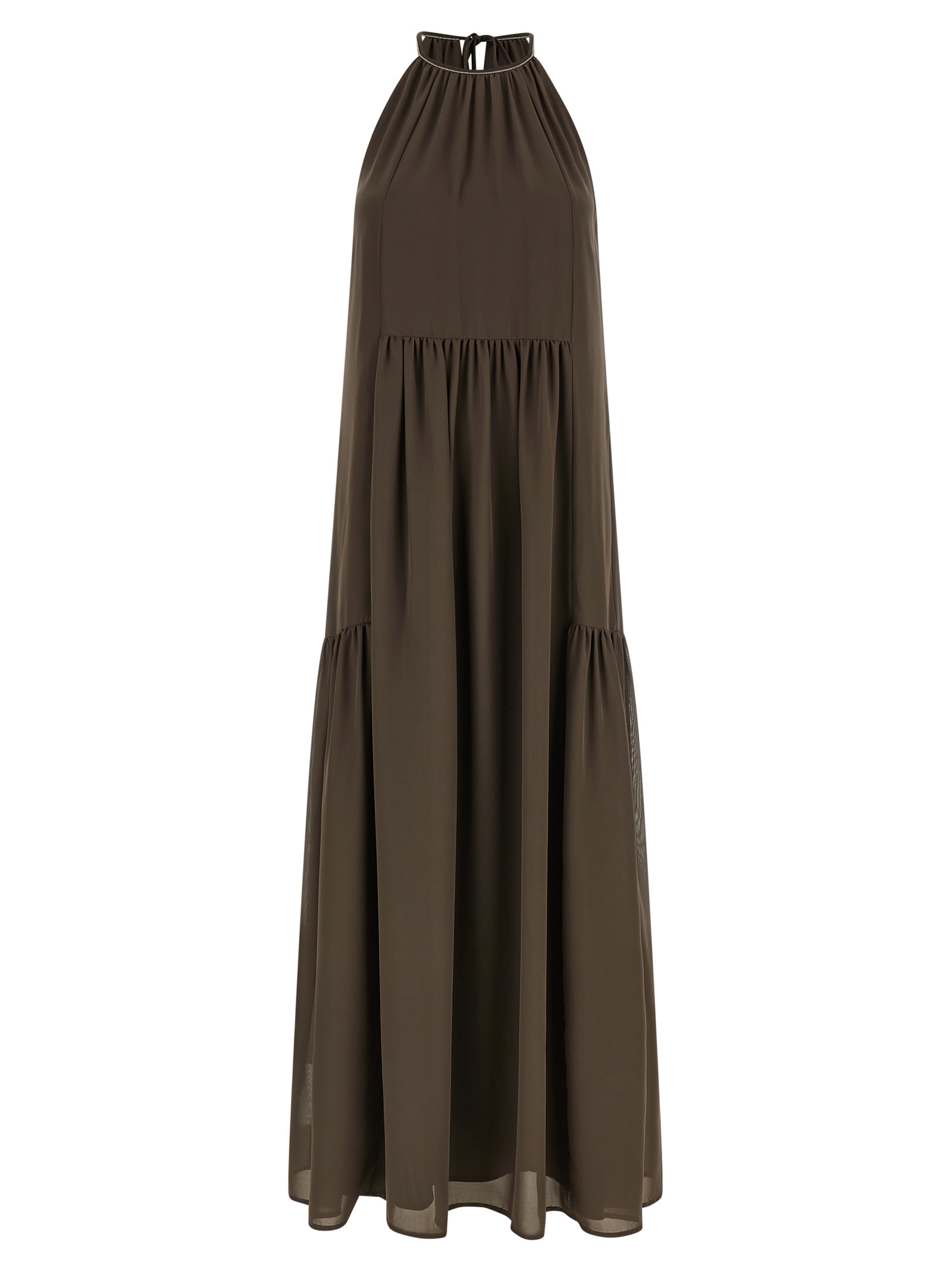 'Punto Luce' georgette dress A0205807309151 (PESERICO / ワンピース・ドレス・オールインワン ) | PESERICO (ペセリコ)