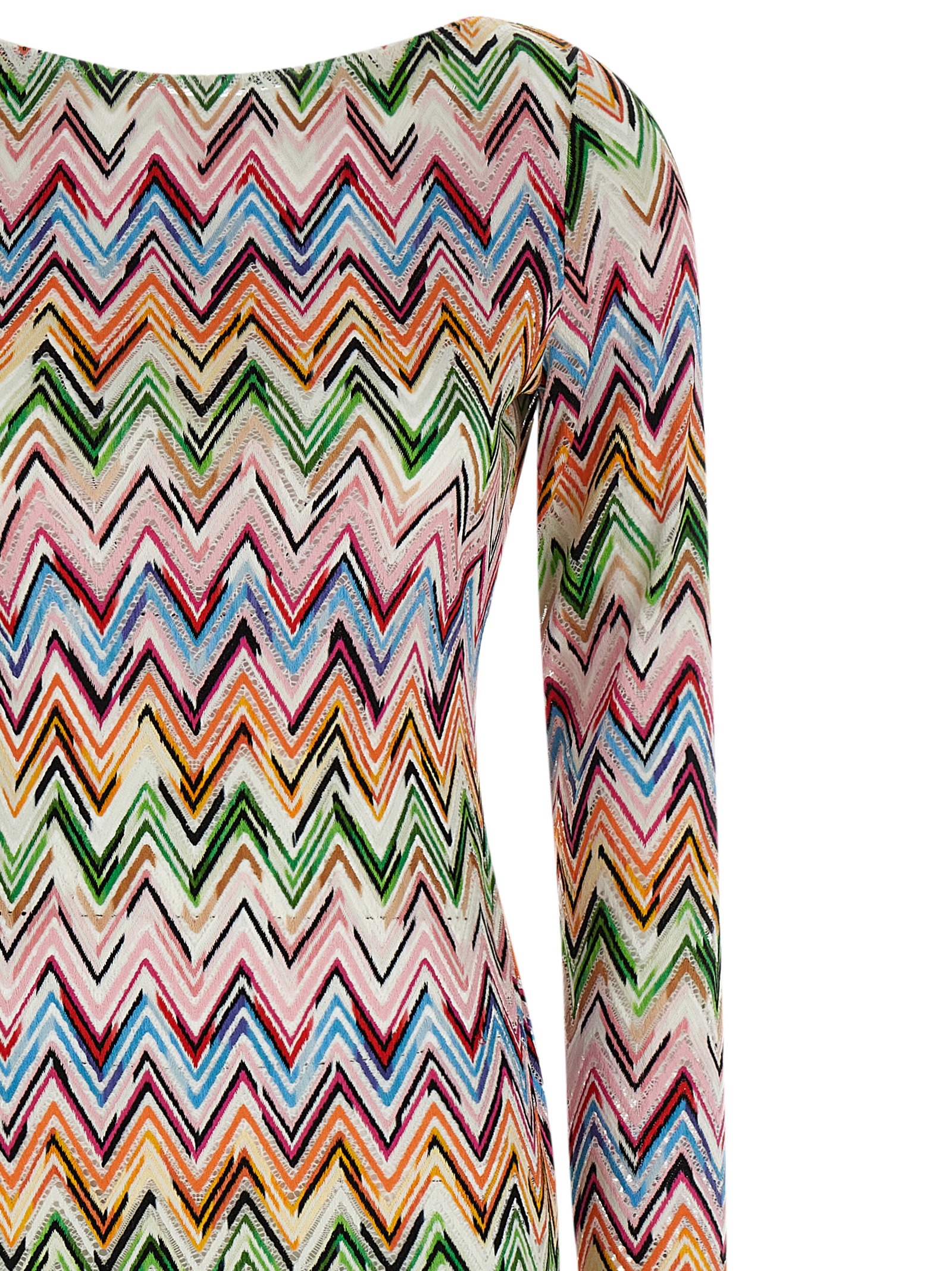 Zig zag lace dress MS25SQ14BJ00QLSM9Z9 (MISSONI / ワンピース・ドレス・オールインワン ) | MISSONI (ミッソー二)(2)