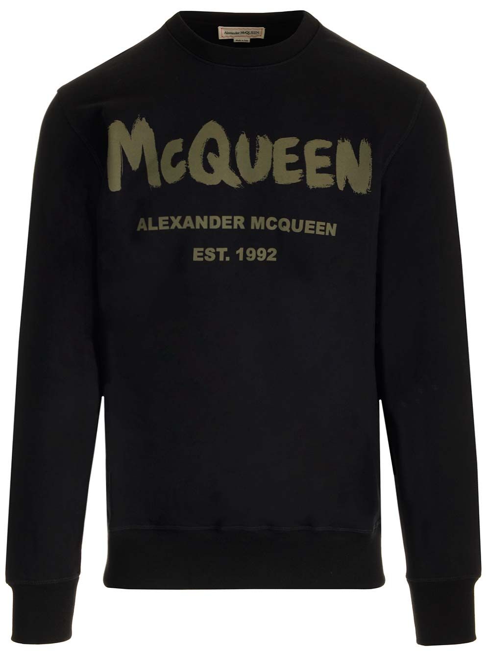 "Graffiti" print sweatshirt 688713QTAAB0519 (Alexander McQUEEN / スウェット・フーディー ) | Alexander McQUEEN (アレキサンダー・マックイーン)