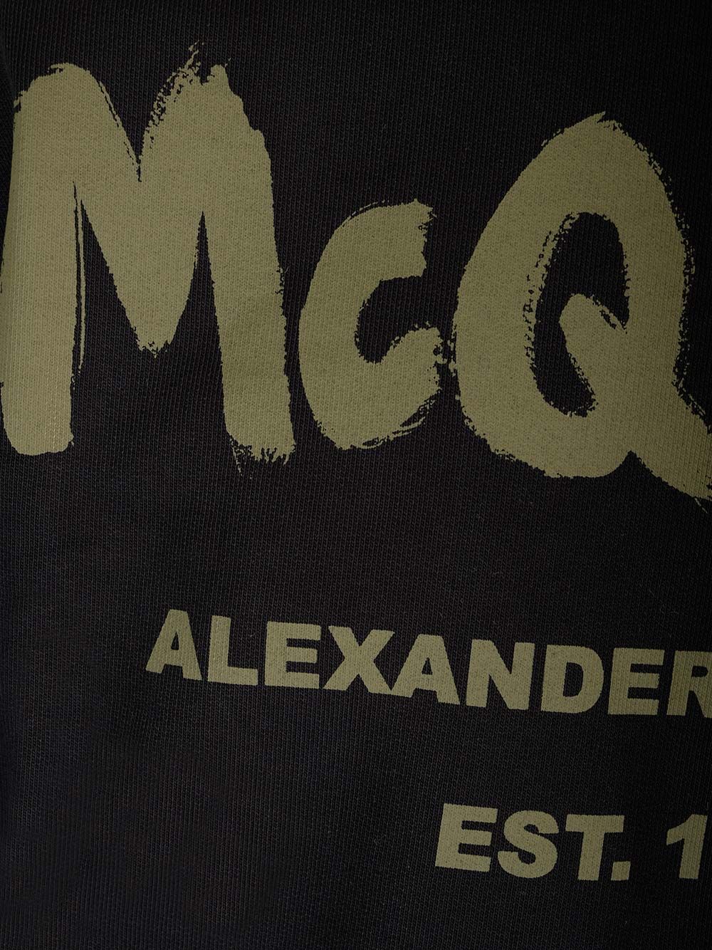 "Graffiti" print sweatshirt 688713QTAAB0519 (Alexander McQUEEN / スウェット・フーディー ) | Alexander McQUEEN (アレキサンダー・マックイーン)(3)