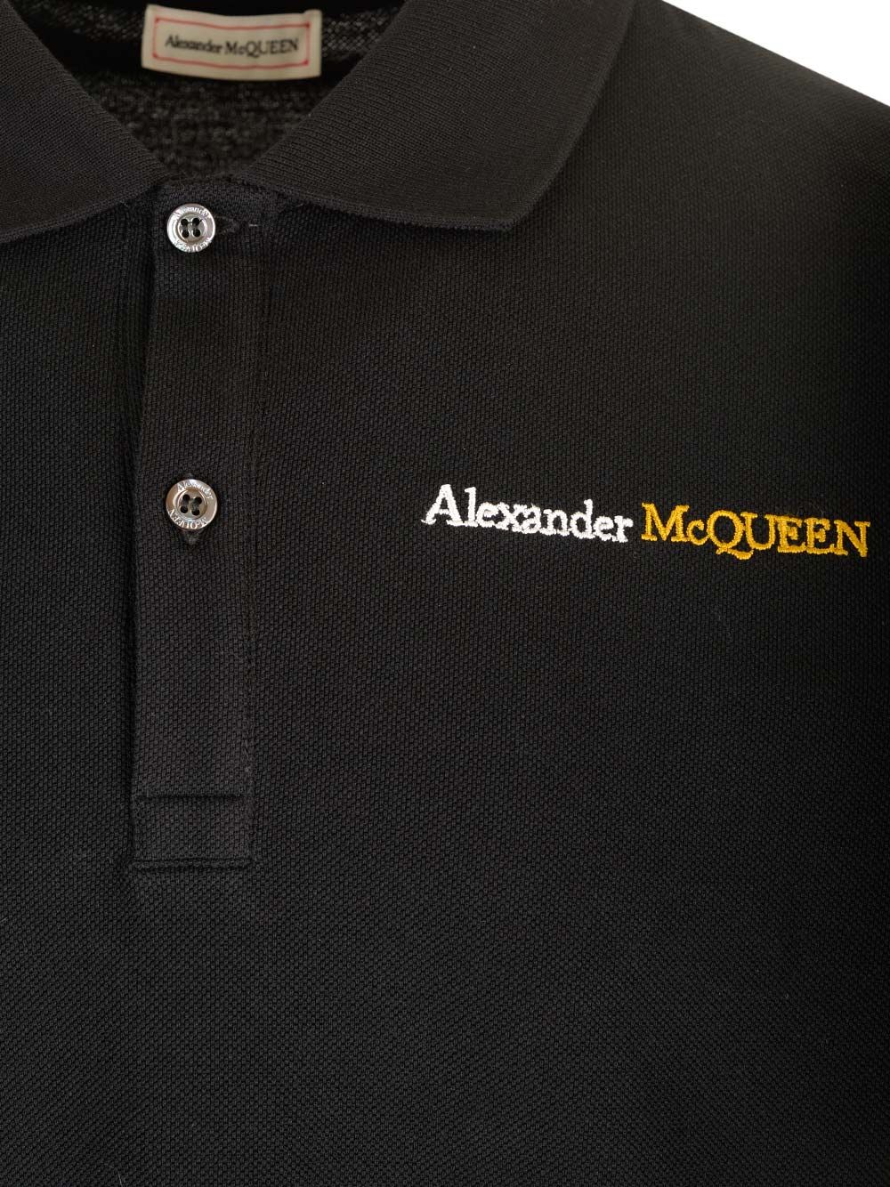 Cotton polo 781998QXAAK1000 (Alexander McQUEEN / ポロシャツ ) | Alexander McQUEEN (アレキサンダー・マックイーン)(2)