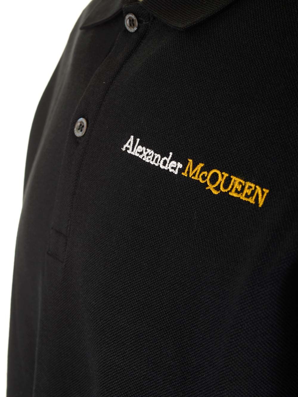 Cotton polo 781998QXAAK1000 (Alexander McQUEEN / ポロシャツ ) | Alexander McQUEEN (アレキサンダー・マックイーン)(3)