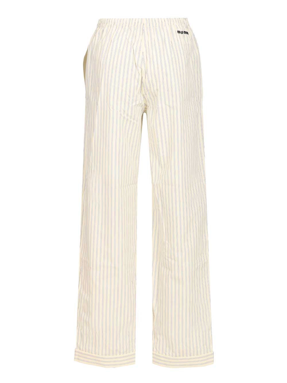 Pyjama trousers MP1829 (MIU MIU / パンツ ) | MIU MIU (ミュウミュウ)(1)