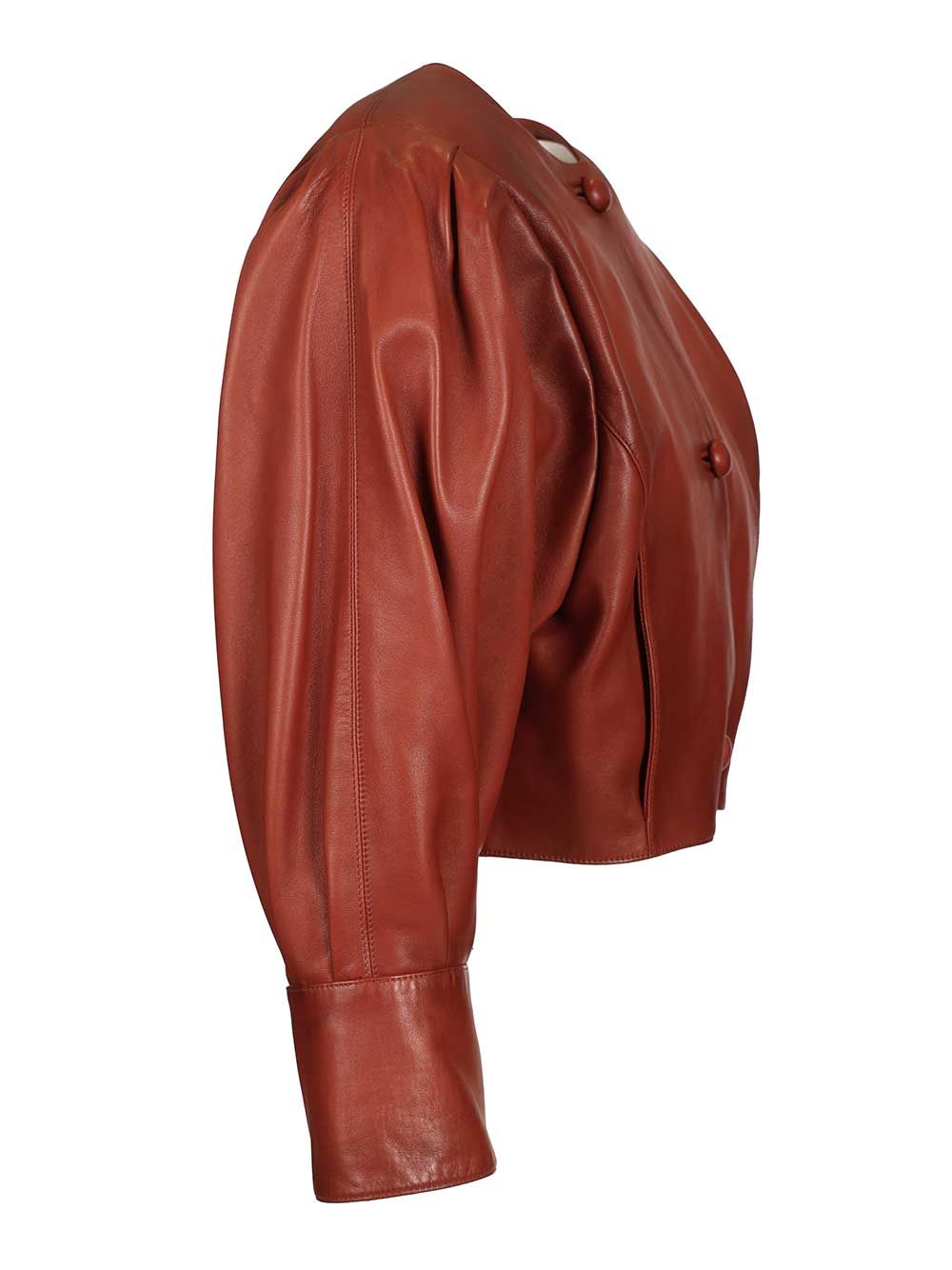 Short jacket CH26SCV97201642 (Chloé / レザー&ファージャケット・コート ) | Chloé (クロエ)(2)